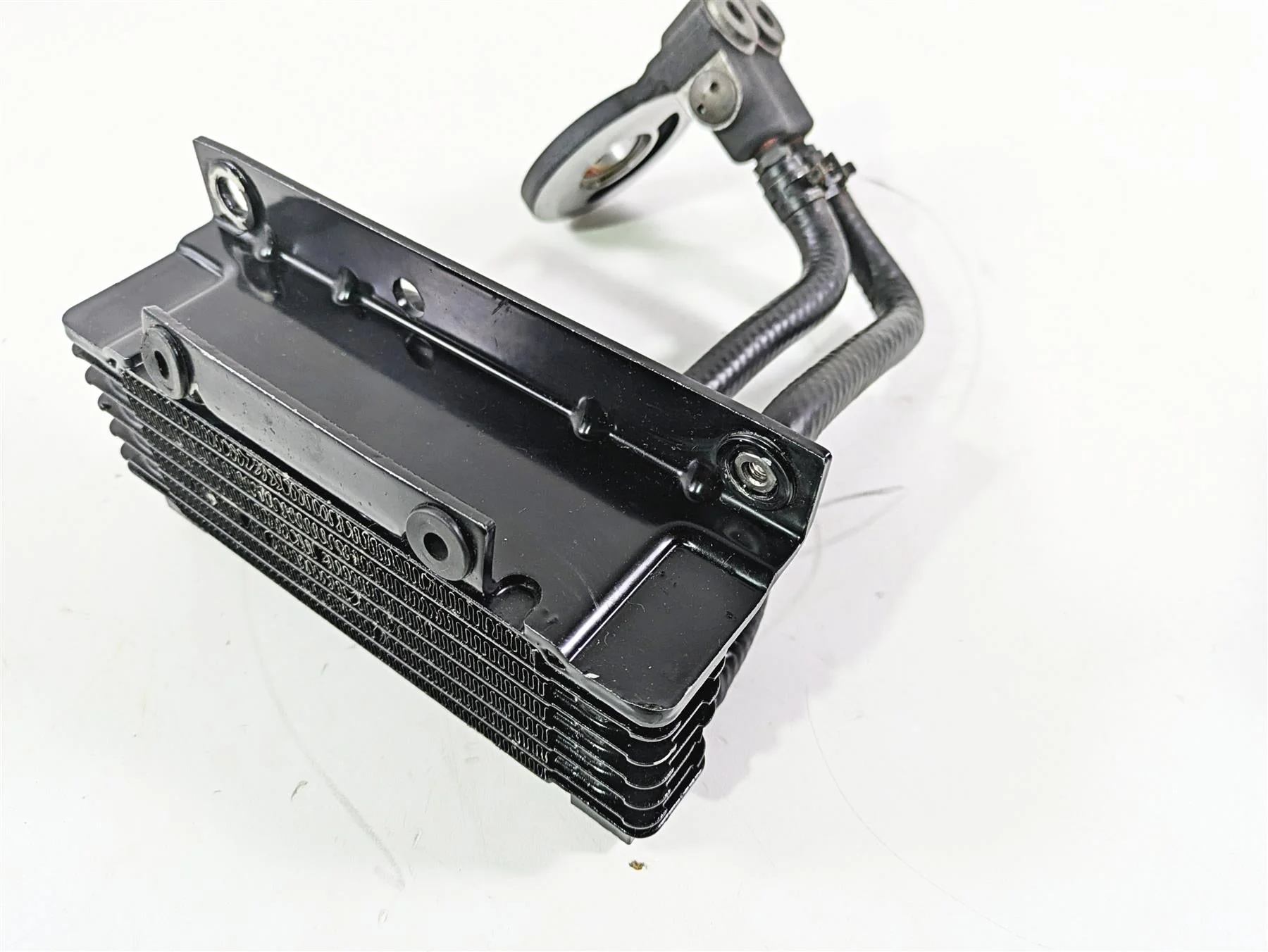 2010 Harley Touring FLHX Street Glide Oil Cooler Lines & Flange Set 63083-11A - Image 11