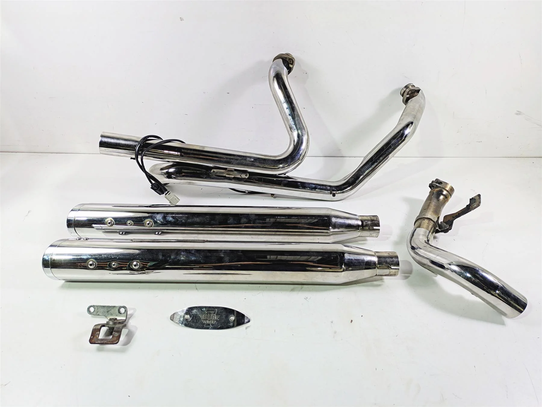 2010 Harley Touring FLHXSE CVO Street Glide Bub 7 True Dual Exhaust Set