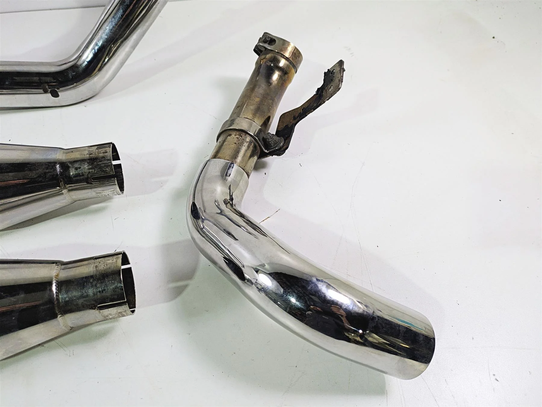 2010 Harley Touring FLHXSE CVO Street Glide Bub 7 True Dual Exhaust Set - Image 7
