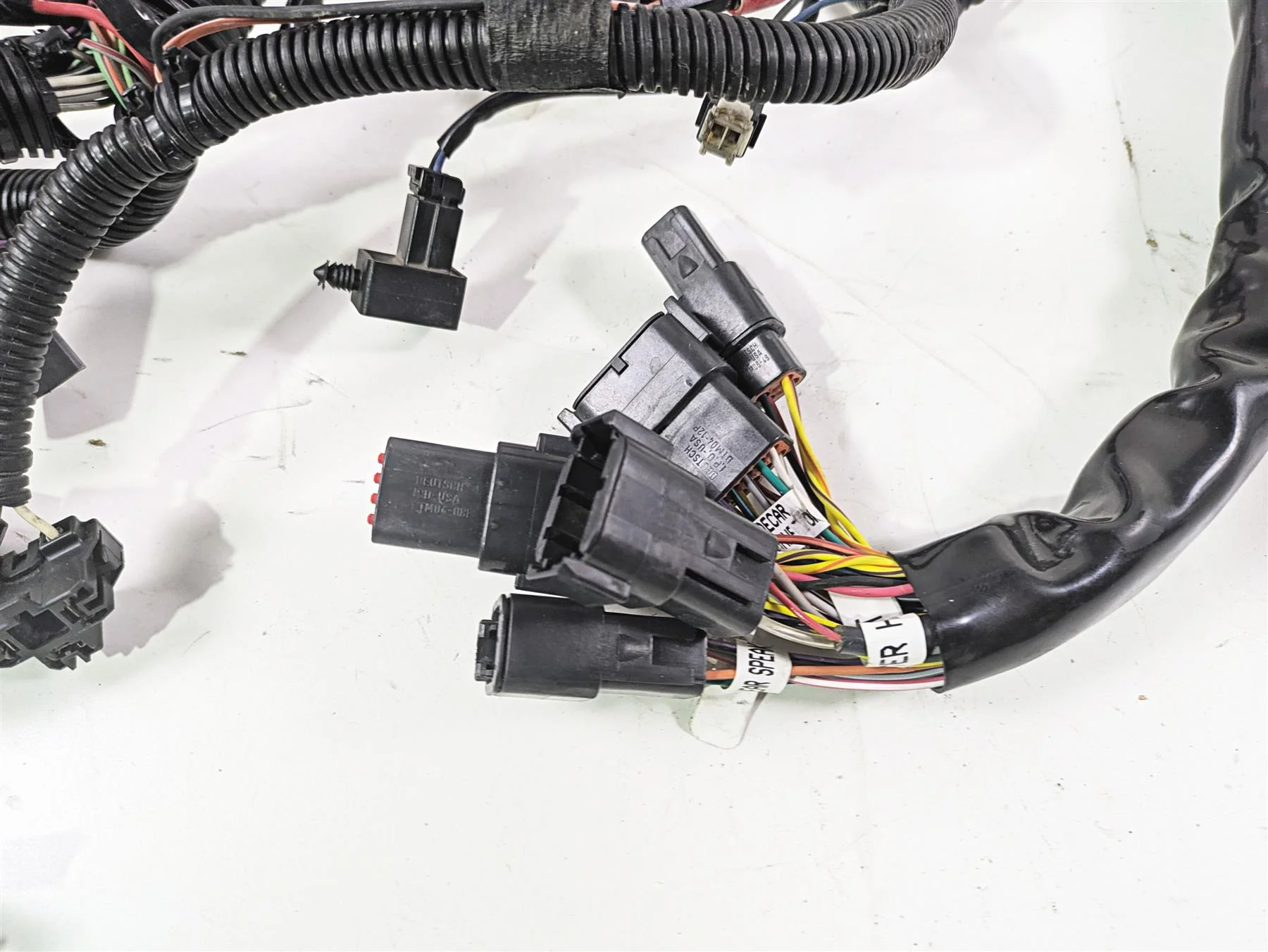 2010 Harley Touring FLHXSE CVO Street Glide Front Fairing Wiring 70232-10 - Image 2