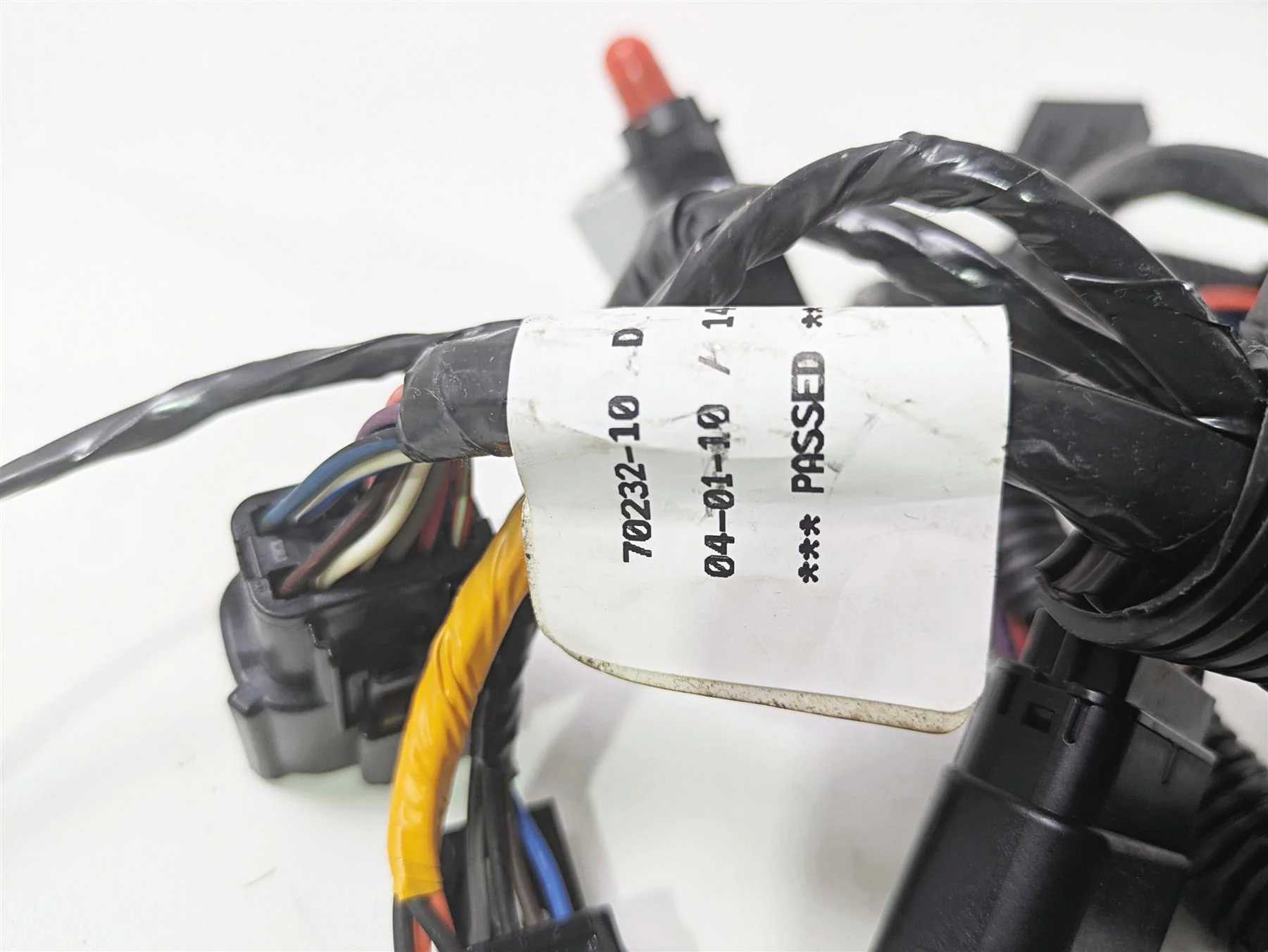 2010 Harley Touring FLHXSE CVO Street Glide Front Fairing Wiring 70232-10 - Image 4