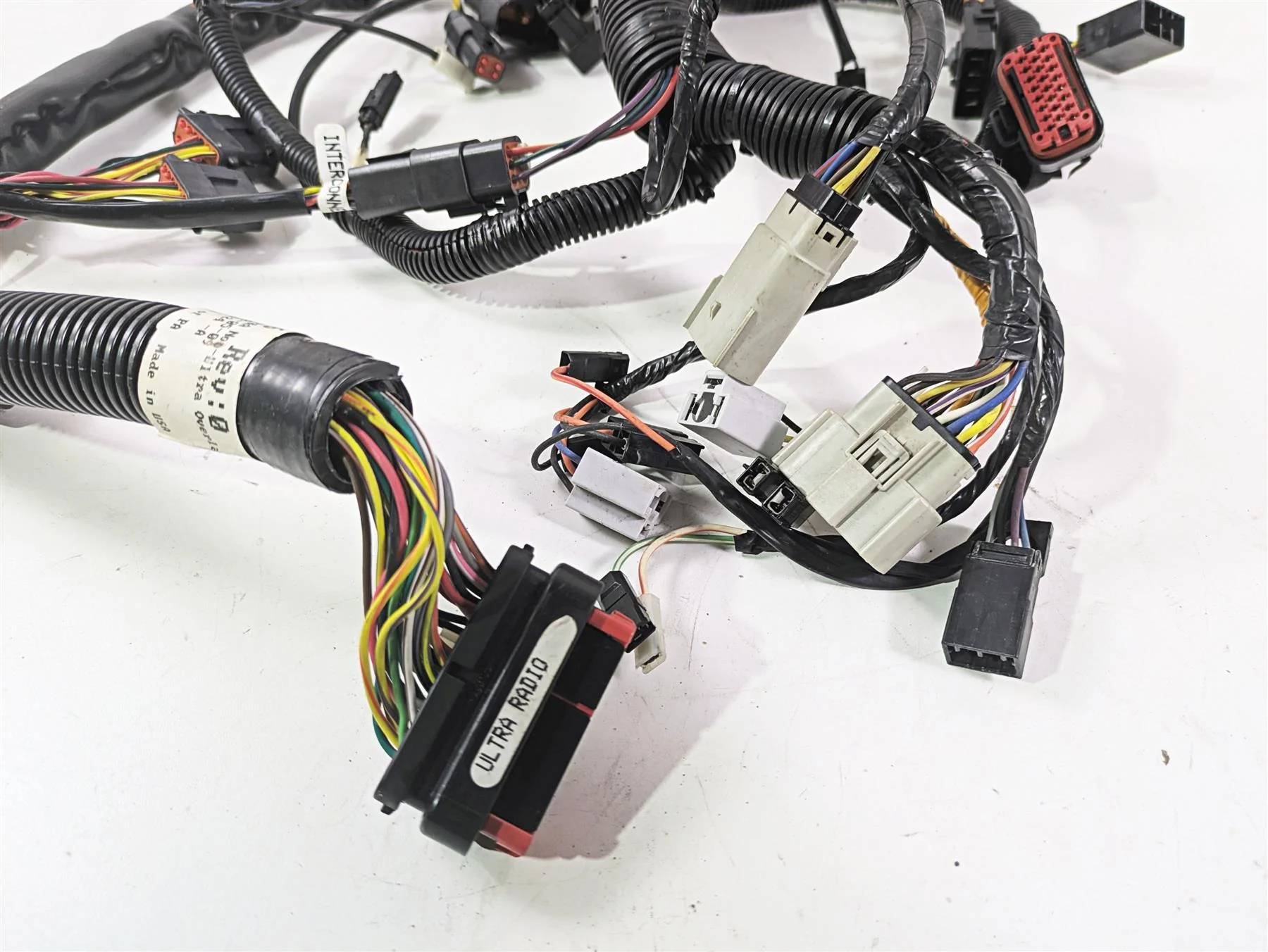 2010 Harley Touring FLHXSE CVO Street Glide Front Fairing Wiring 70232-10 - Image 6