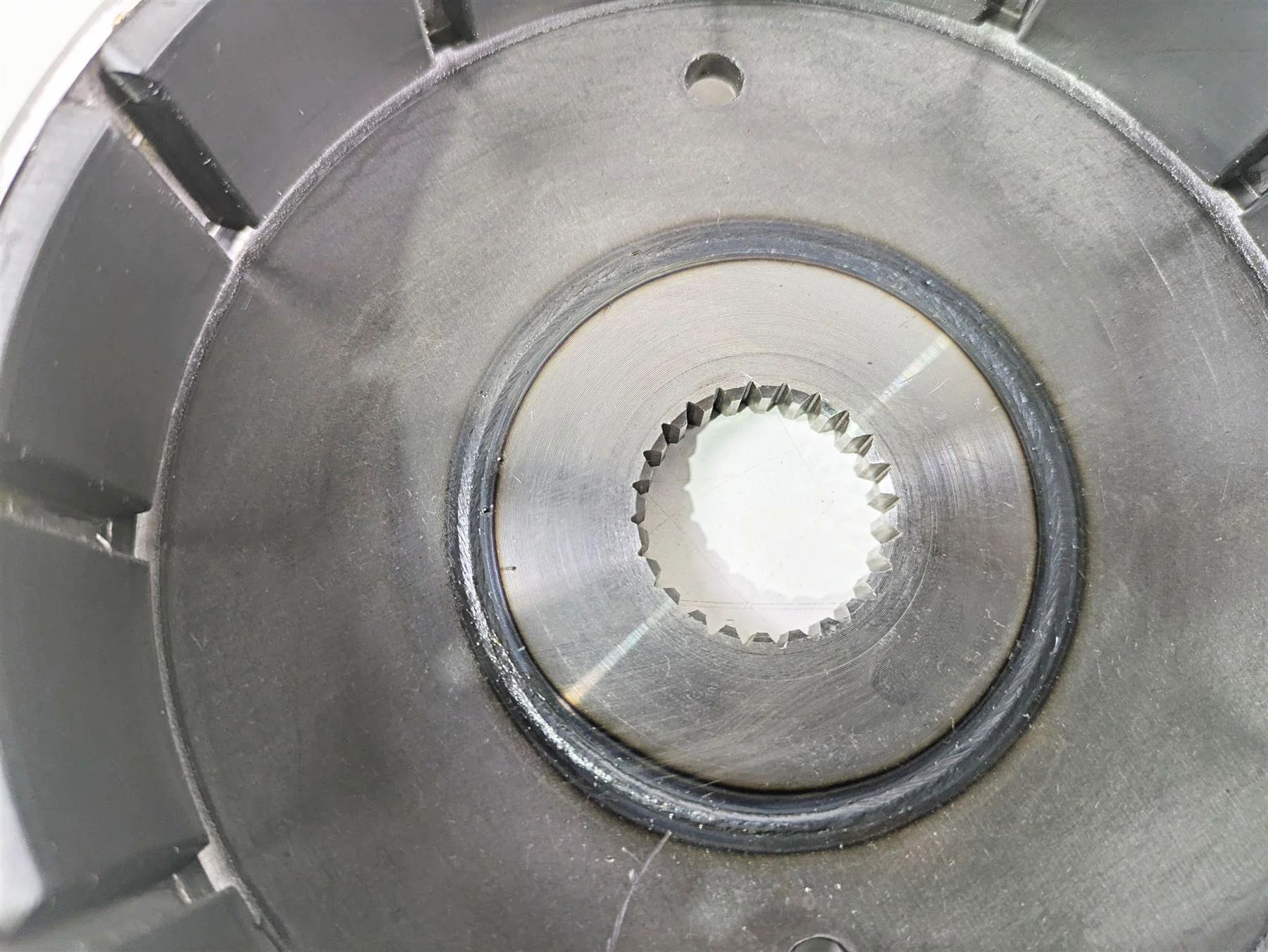 2010 Harley Touring FLHXSE CVO Street Glide Ignition Flywheel Rotor 30041-08A - Image 3