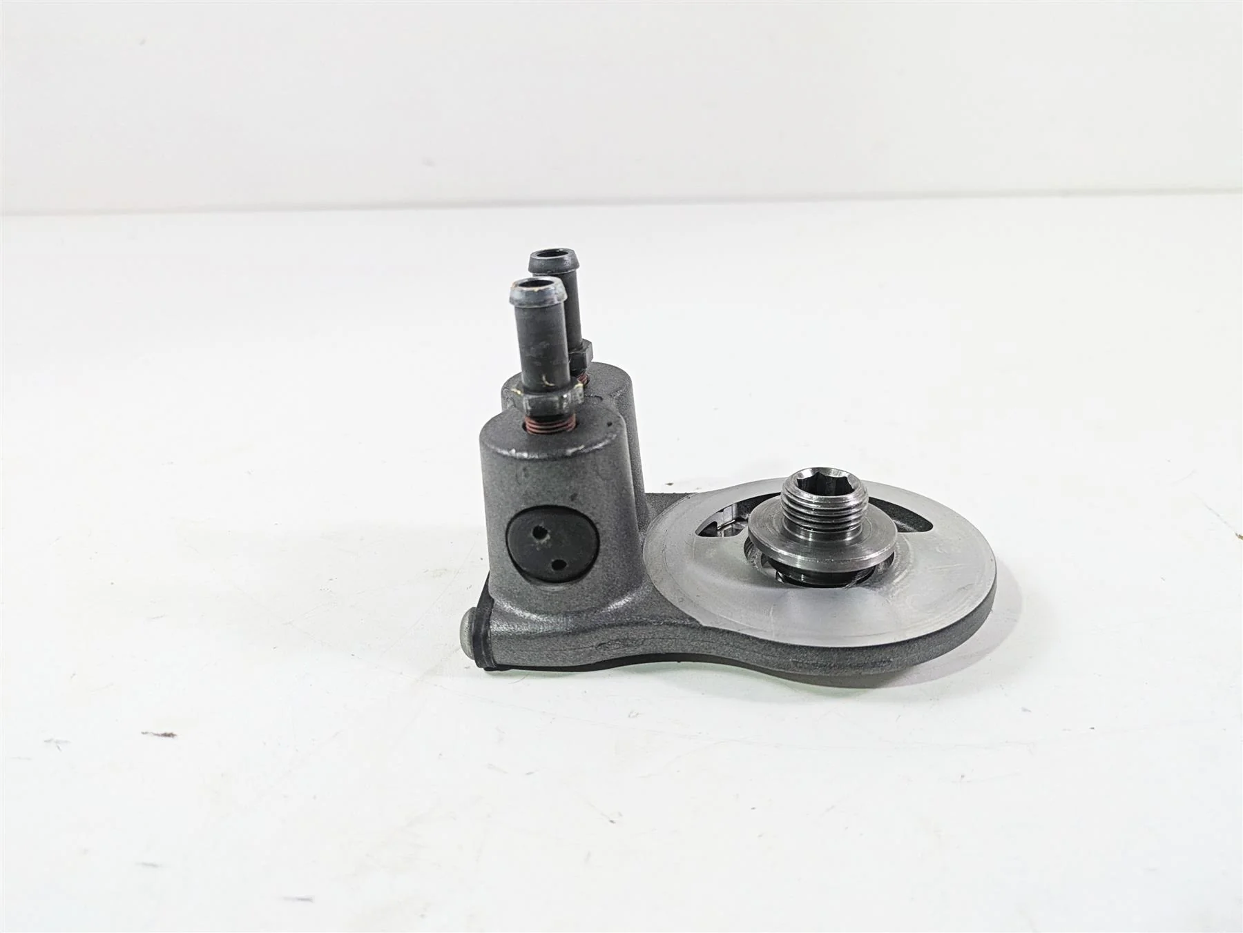 2010 Harley Touring FLHXSE CVO Street Glide Oil Cooler Flange Adapter 63076-09A - Image 3