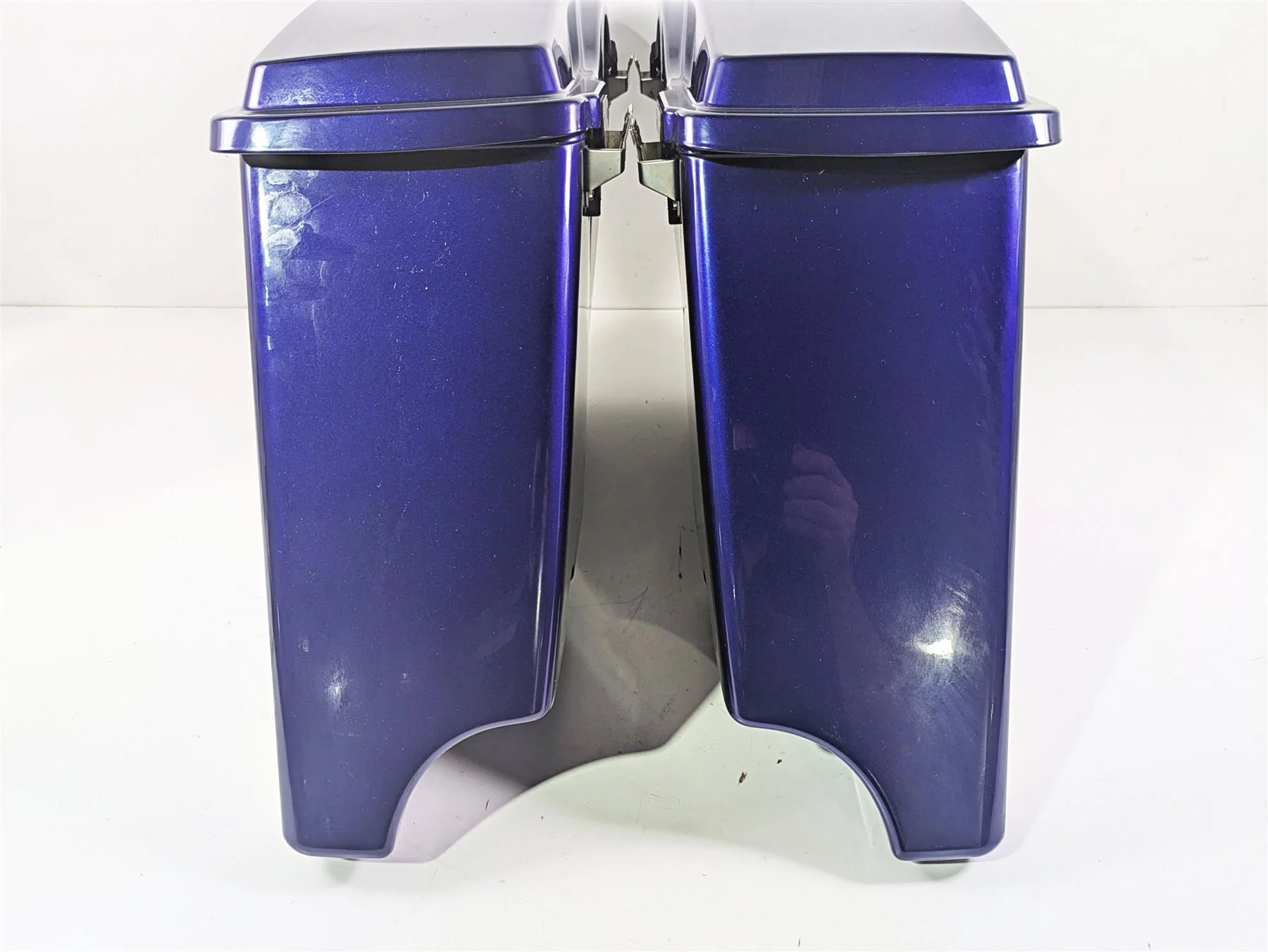2010 Harley Touring FLHXSE CVO Street Glide Saddlebag Set Candy Condor 92464-10 - Image 6