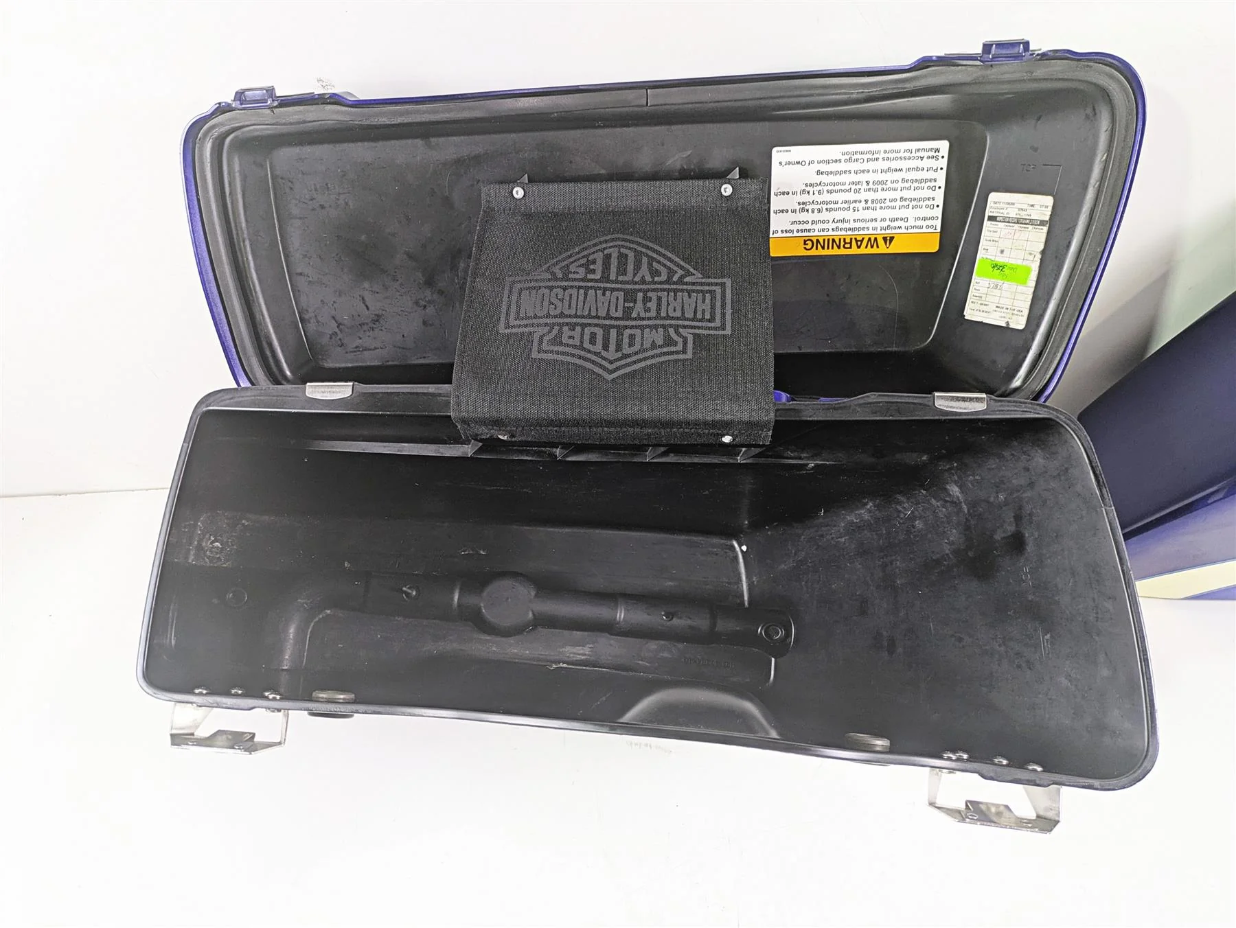 2010 Harley Touring FLHXSE CVO Street Glide Saddlebag Set Candy Condor 92464-10 - Image 8
