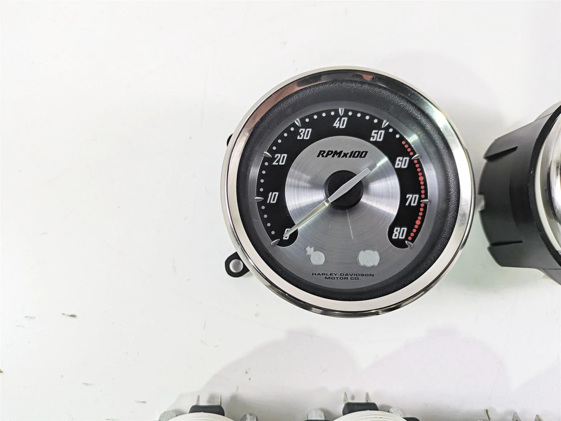 2010 Harley Touring FLHXSE CVO Street Glide Speedo Tacho Gauges Set 61k 67516-09 - Image 4