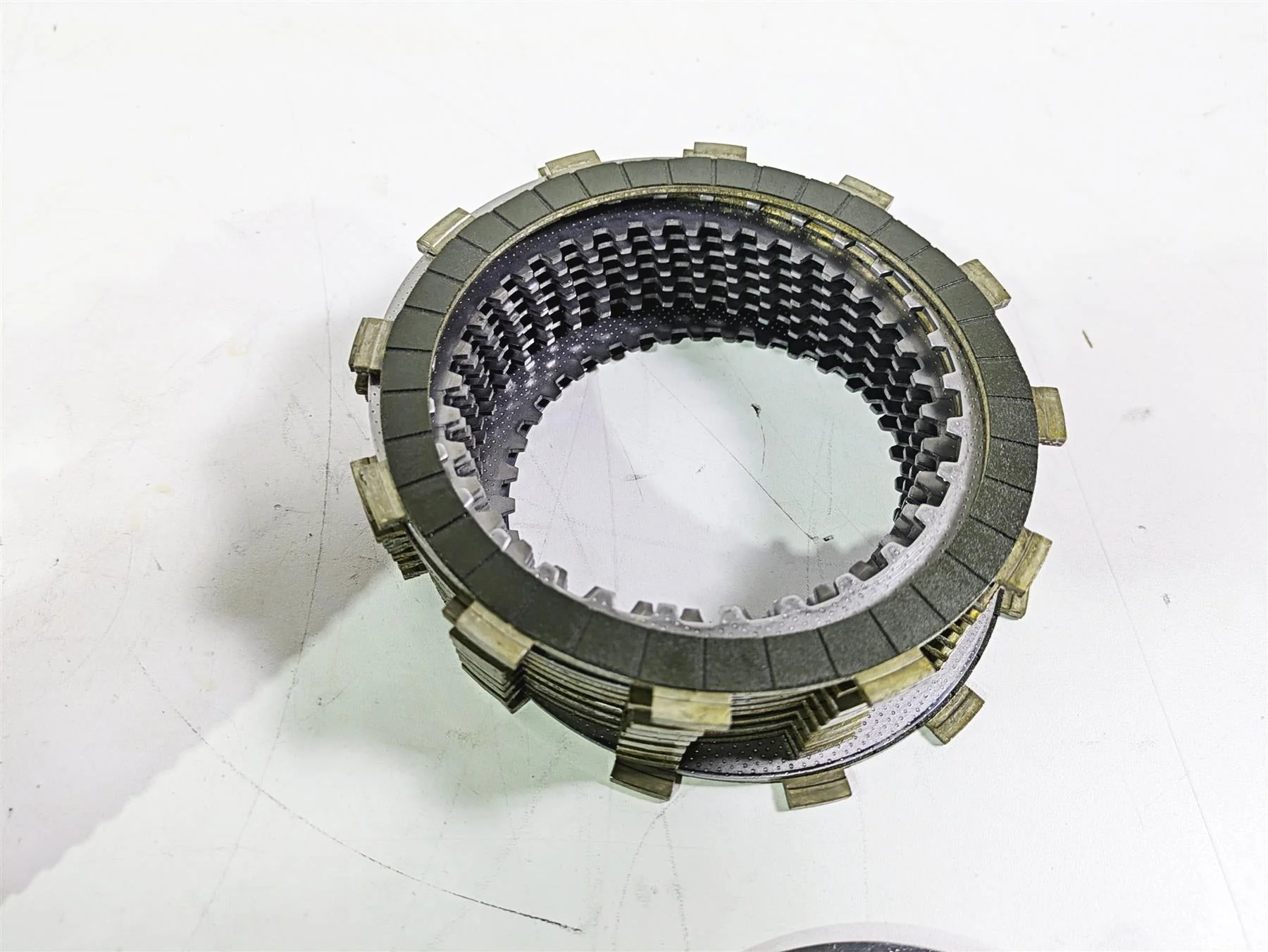 2010 Harley VRSCF Muscle Rod Clutch Basket Friction Disc Set 36699-01KB - Image 8
