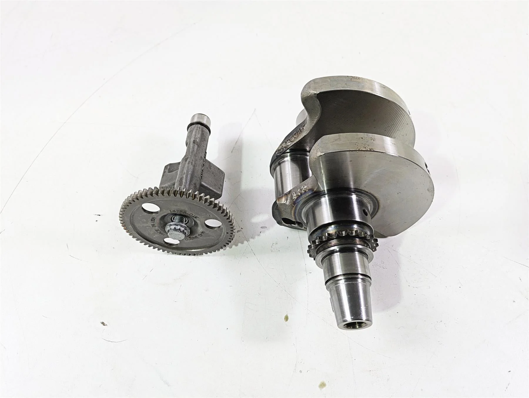 2010 Harley VRSCF Muscle Rod Crank Balancer Shaft Crankshaft Set 23725-01K - Image 10