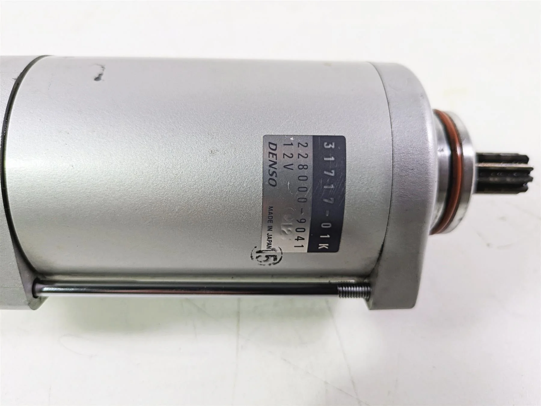 2010 Harley VRSCF Muscle Rod Engine Starter Motor Denso 31717-01K - Image 11