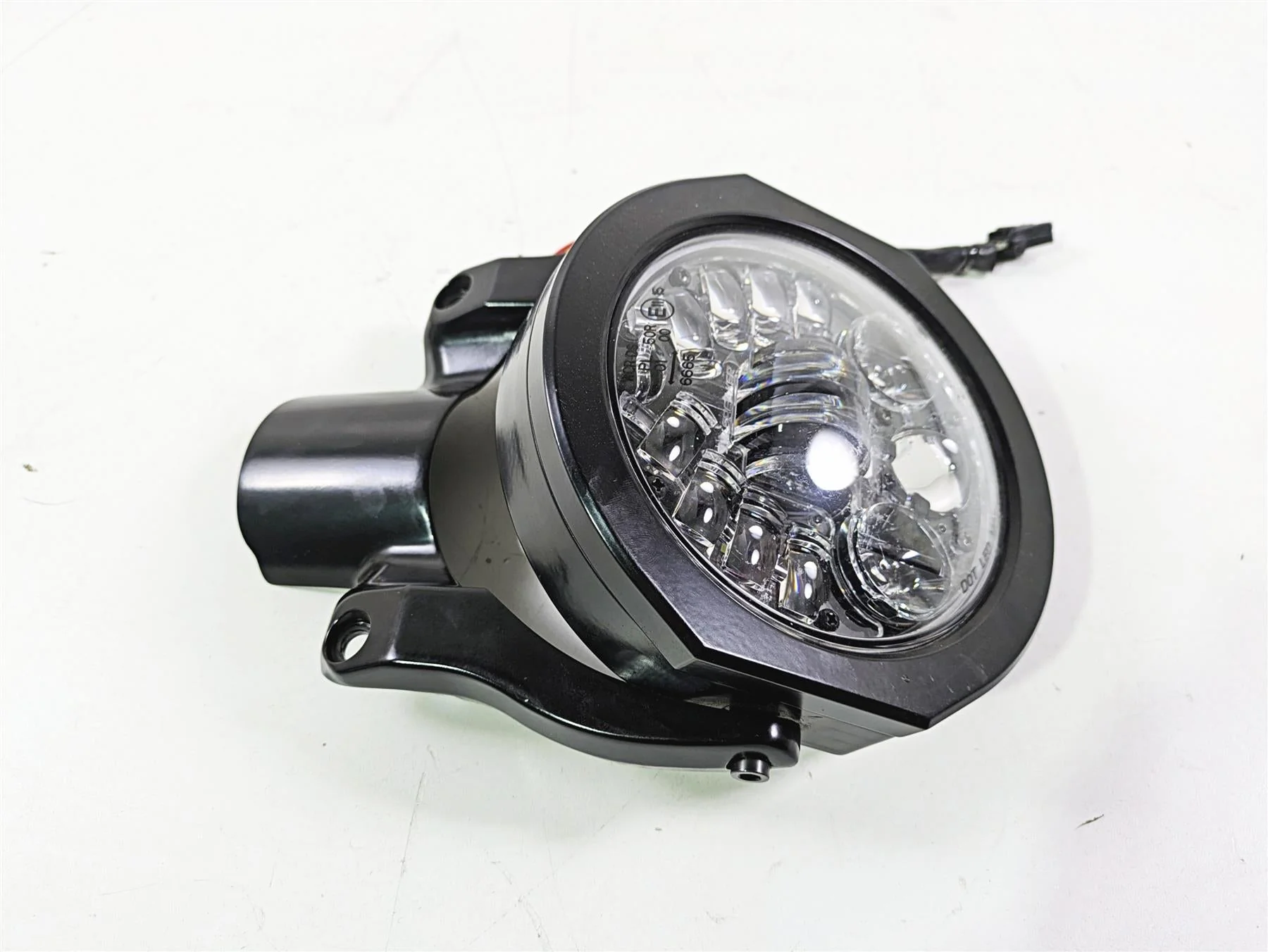 2010 Harley VRSCF Muscle Rod Headlight Head Light Lamp J.W Speaker Led 4034350 - Image 3