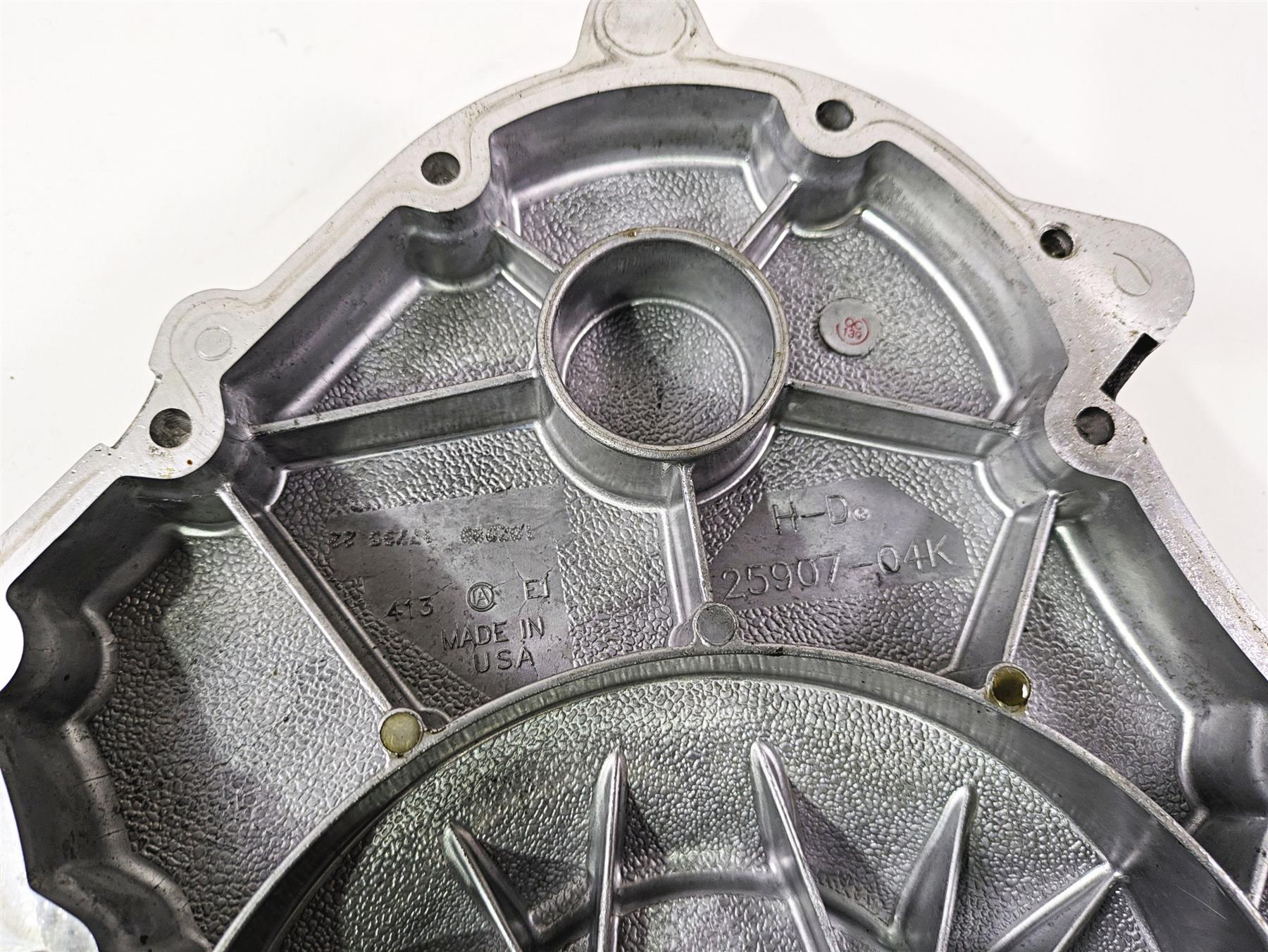 2010 Harley VRSCF Muscle Rod Left Engine Alternator Cover 25907-04K - Image 12