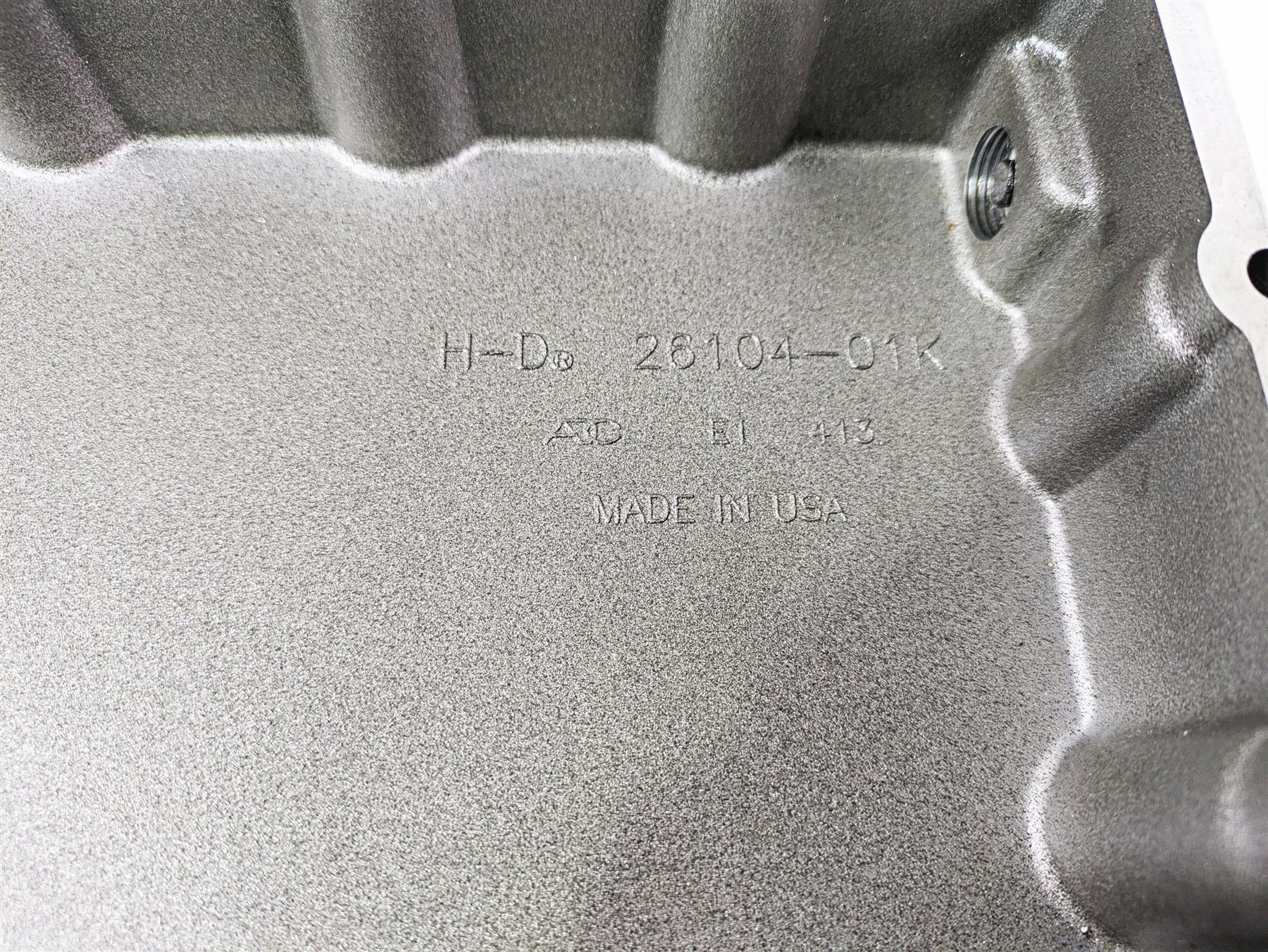 2010 Harley VRSCF Muscle Rod Oil Pan Engine Bottom Cover 26104-01K - Image 8