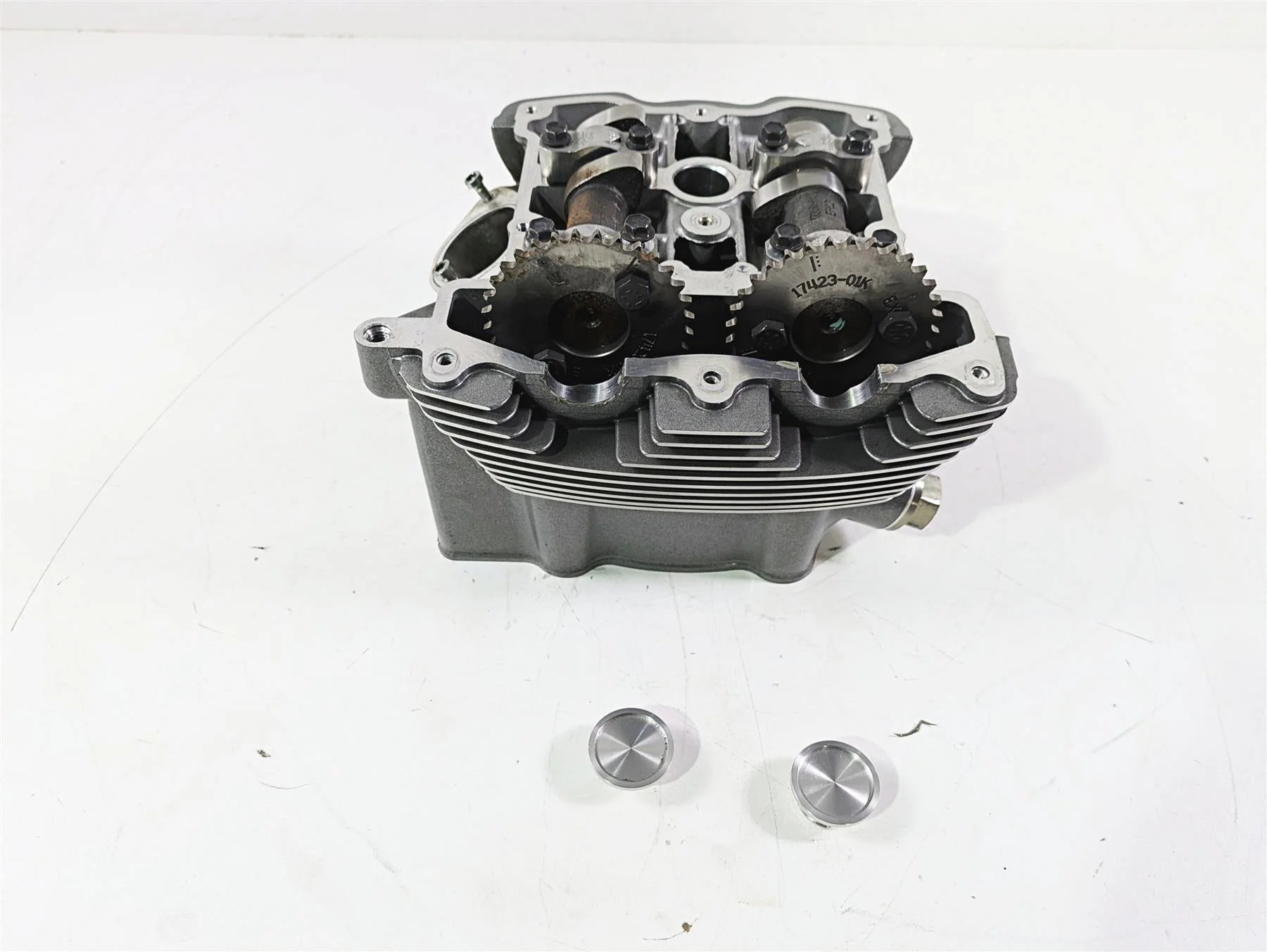 2010 Harley VRSCF Muscle Rod Rear Cylinderhead Cylinder Head Cam Shafts 17246-09 - Image 3