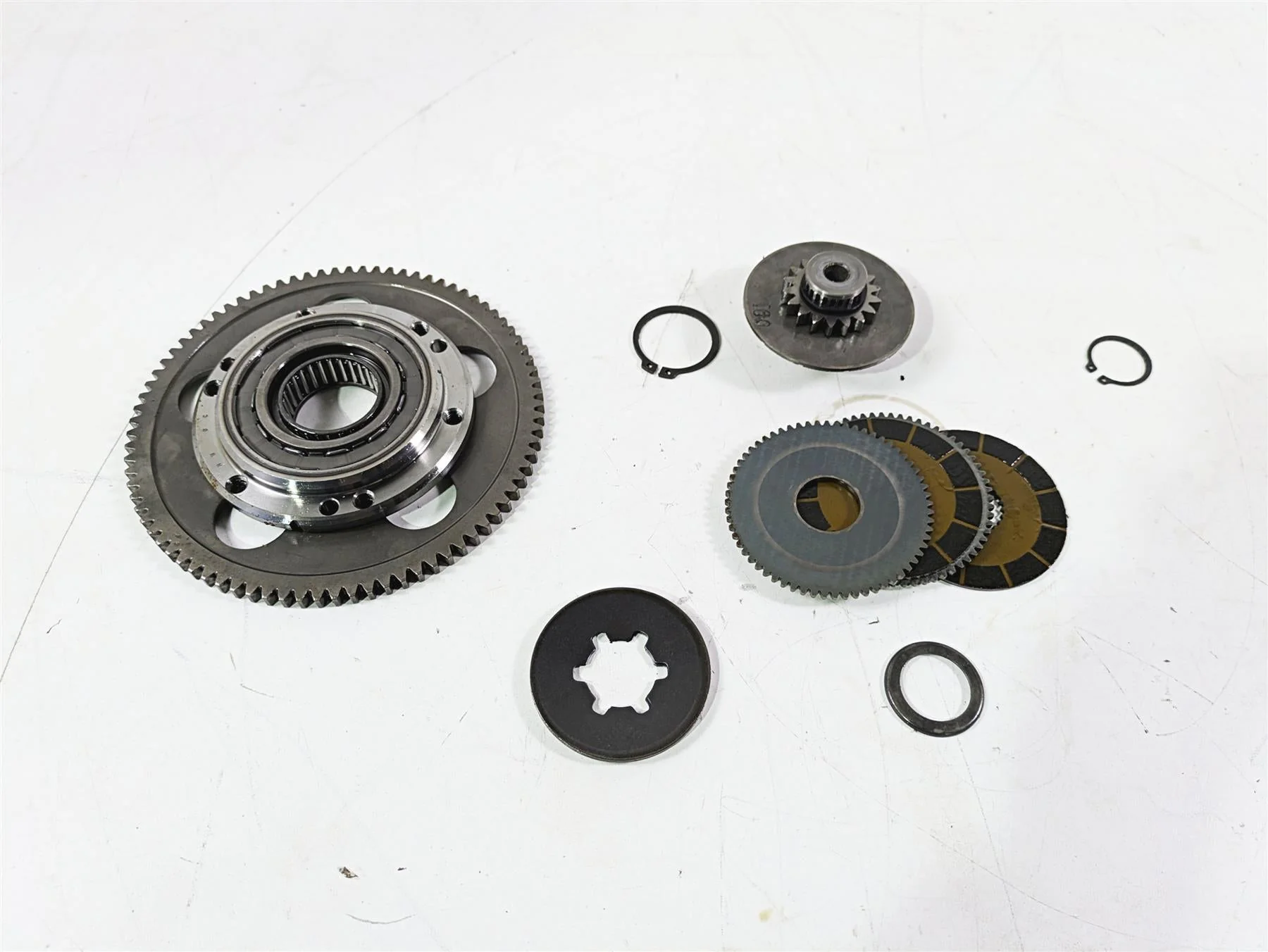 2010 Harley VRSCF Muscle Rod Starter Gears Gear Clutch Set 31303-01K 31301-01K