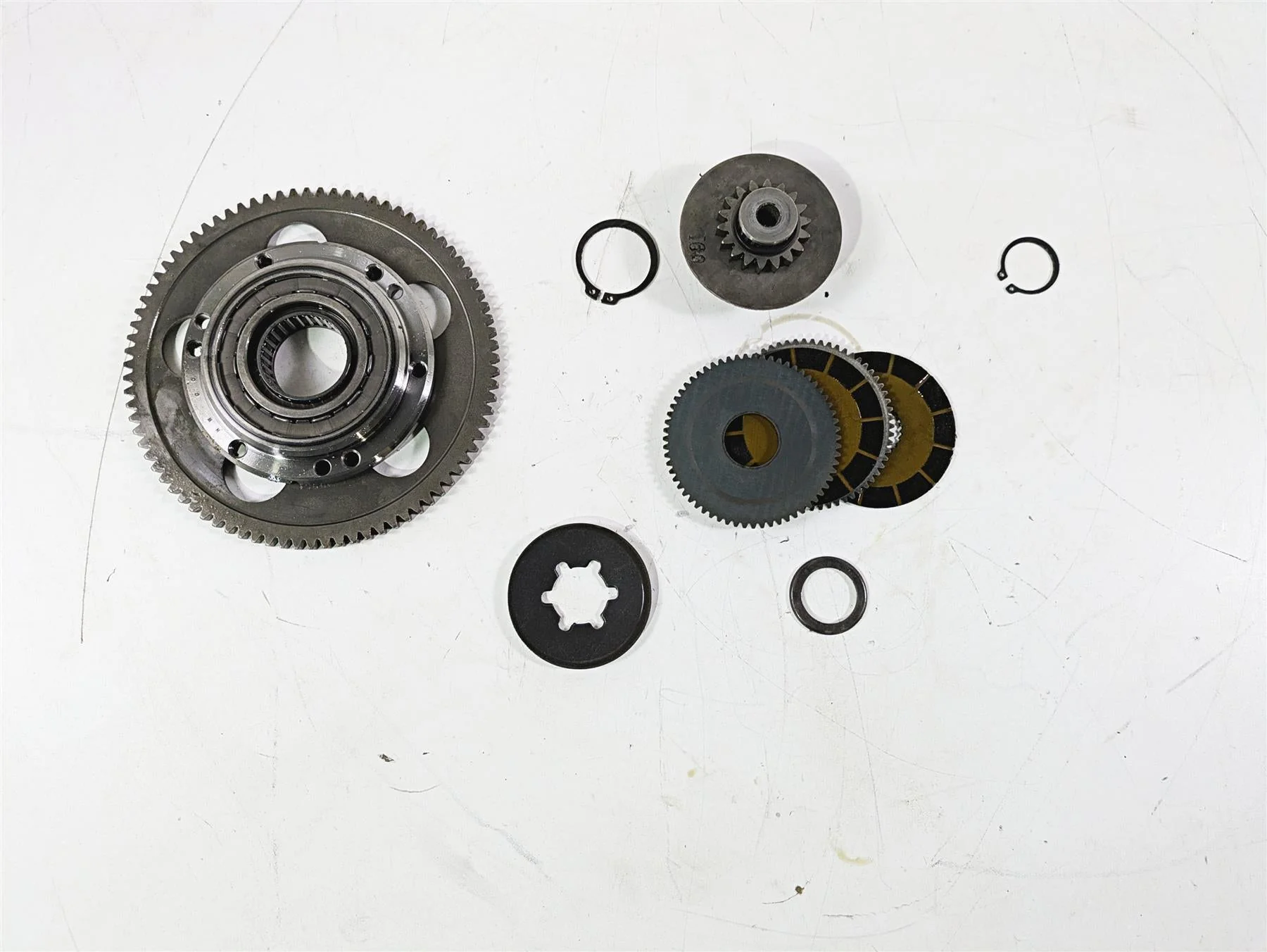2010 Harley VRSCF Muscle Rod Starter Gears Gear Clutch Set 31303-01K 31301-01K - Image 4