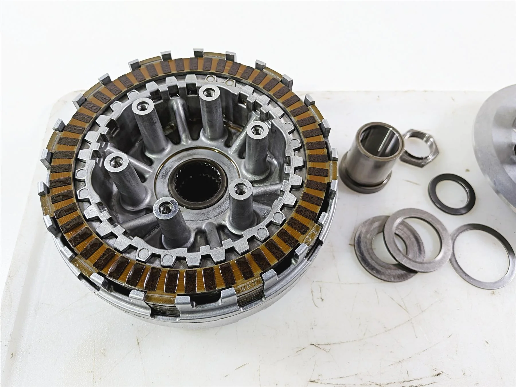 2010 Honda VT1300 CR Stateline Clutch Basket & Friction Disc Set 22100-MEA-670 - Image 11