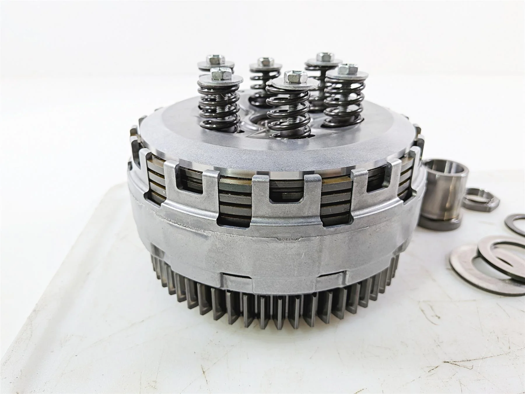 2010 Honda VT1300 CR Stateline Clutch Basket & Friction Disc Set 22100-MEA-670 - Image 7