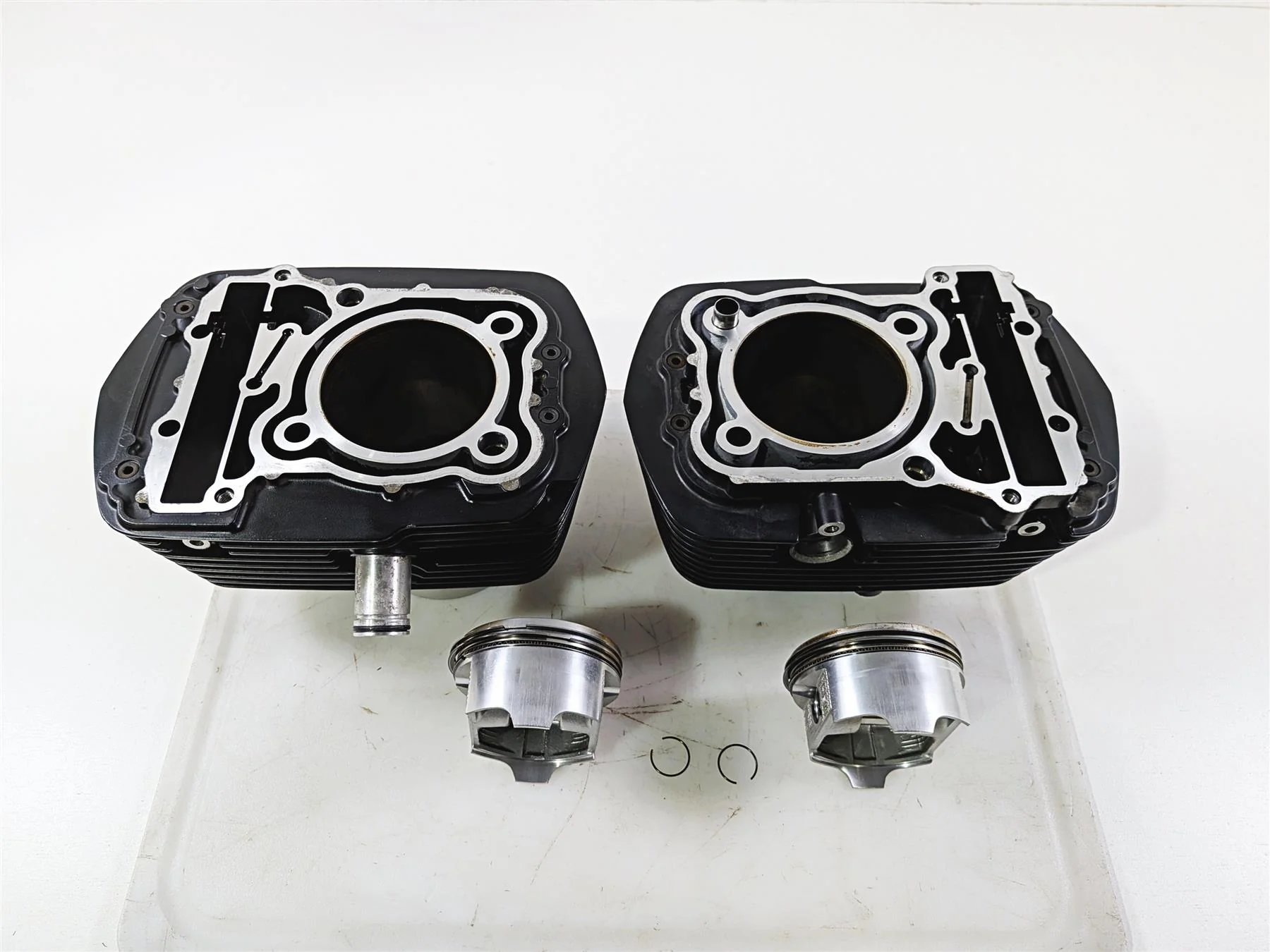 2010 Honda VT1300 CR Stateline Front Rear Cylinder Jug Piston Set 12110-MFY-A00