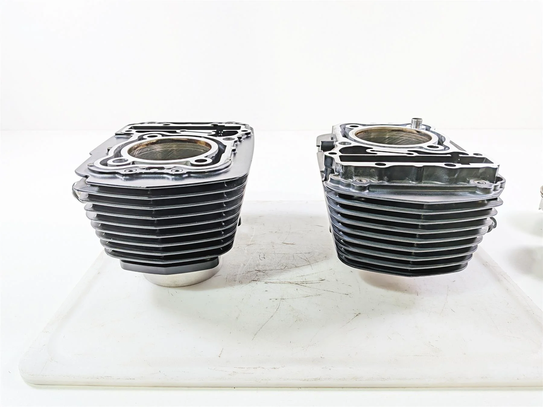 2010 Honda VT1300 CR Stateline Front Rear Cylinder Jug Piston Set 12110-MFY-A00 - Image 11
