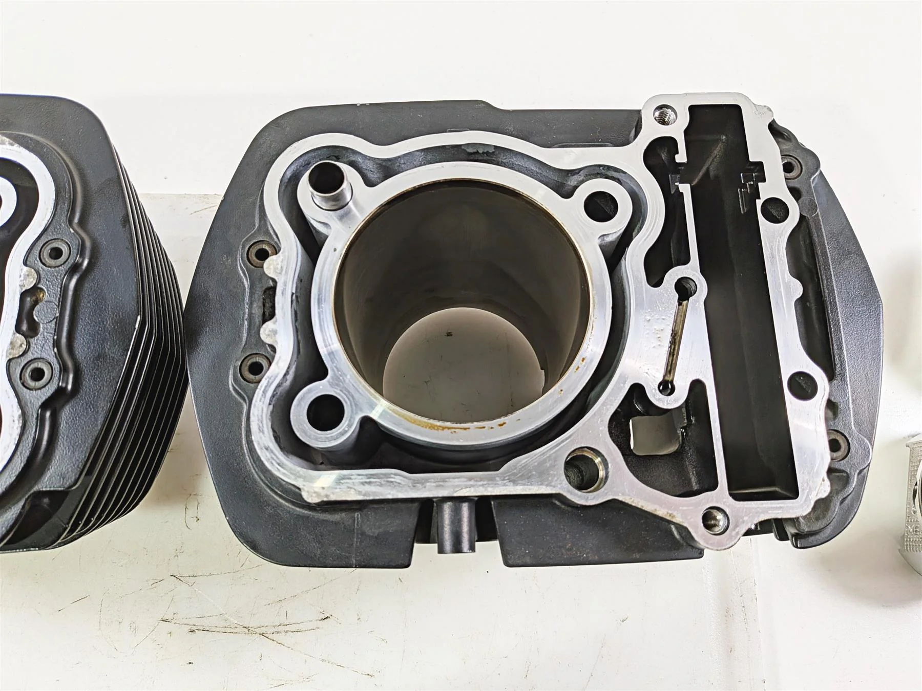 2010 Honda VT1300 CR Stateline Front Rear Cylinder Jug Piston Set 12110-MFY-A00 - Image 7