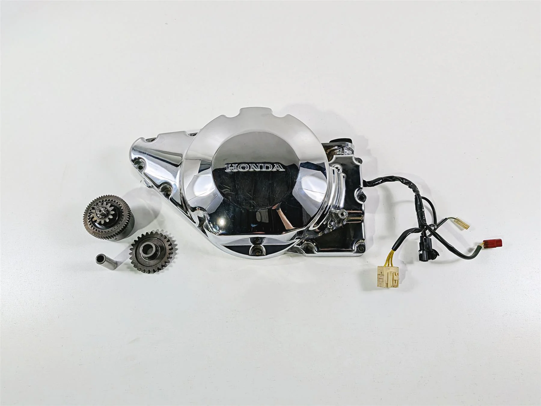 2010 Honda VT1300 CR Stateline Stator Alternator & Chrome Cover 31120-MFR-671 - Image 2