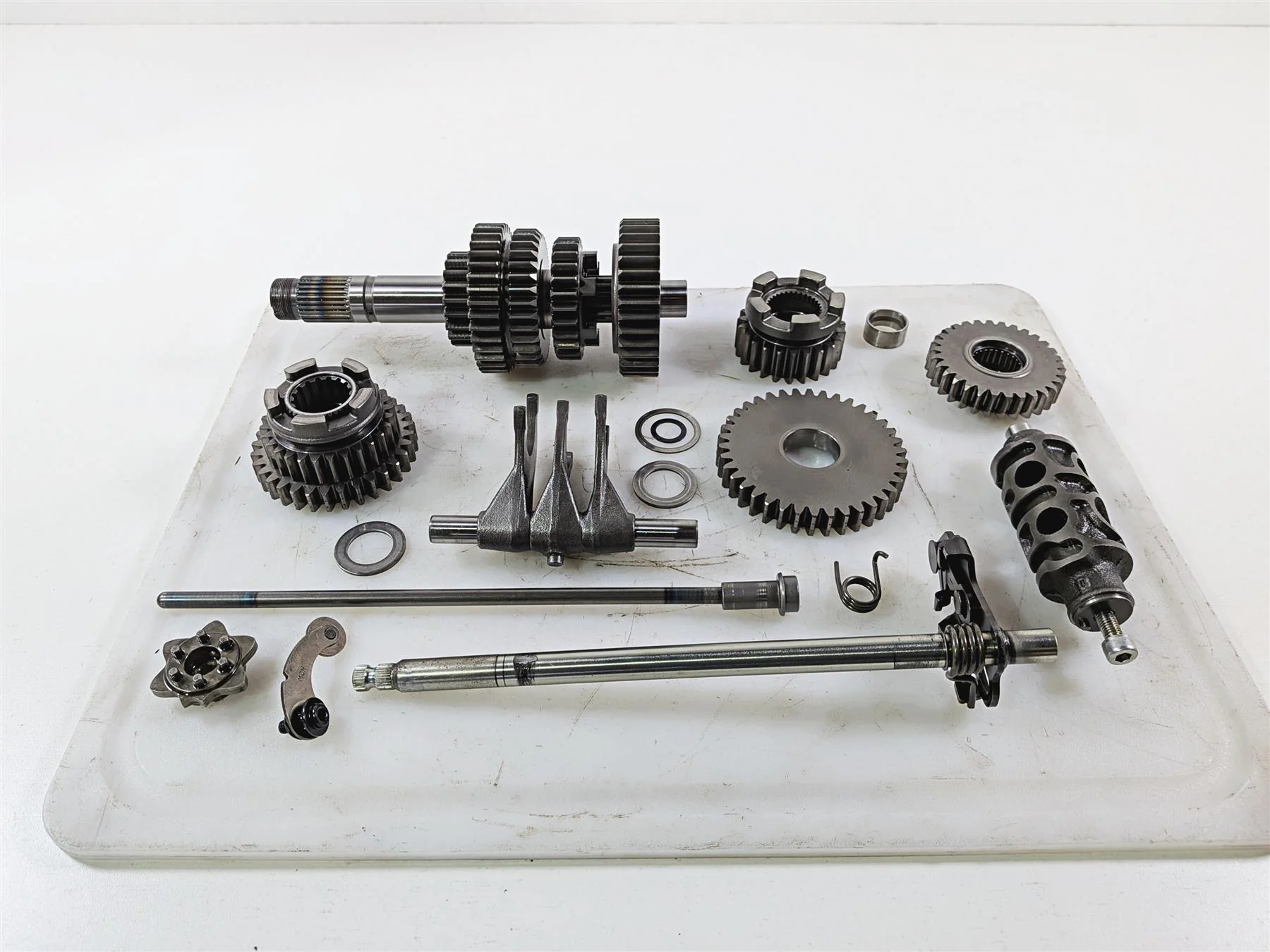 2010 Honda VT1300 CR Stateline Transmission Gear Shift Drum Set 23210-MEA-670 - Image 2