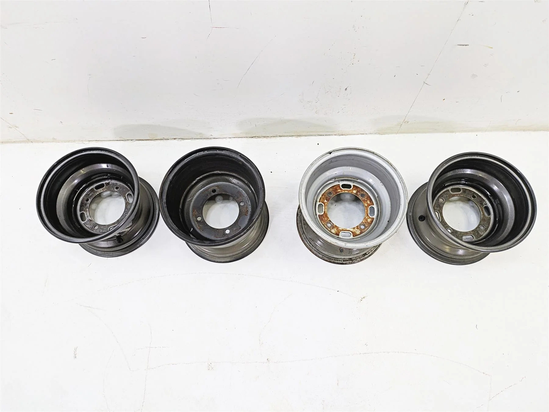 2010 Kawasaki 610 4x4 Mule  10x7 10x8.5 Wheel Rim Set 41025-0039-16H 41025-0040 - Image 2