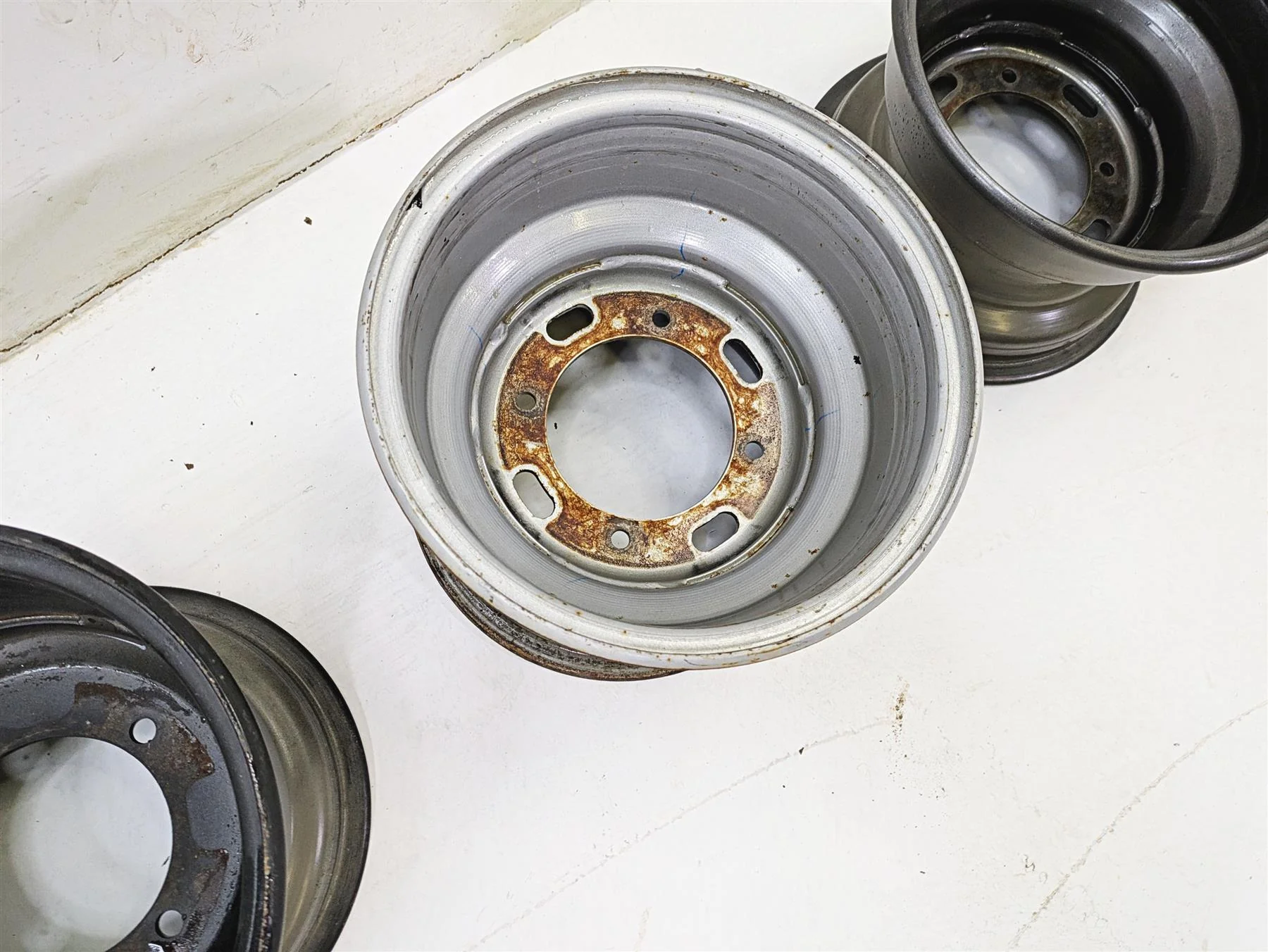 2010 Kawasaki 610 4x4 Mule  10x7 10x8.5 Wheel Rim Set 41025-0039-16H 41025-0040 - Image 9