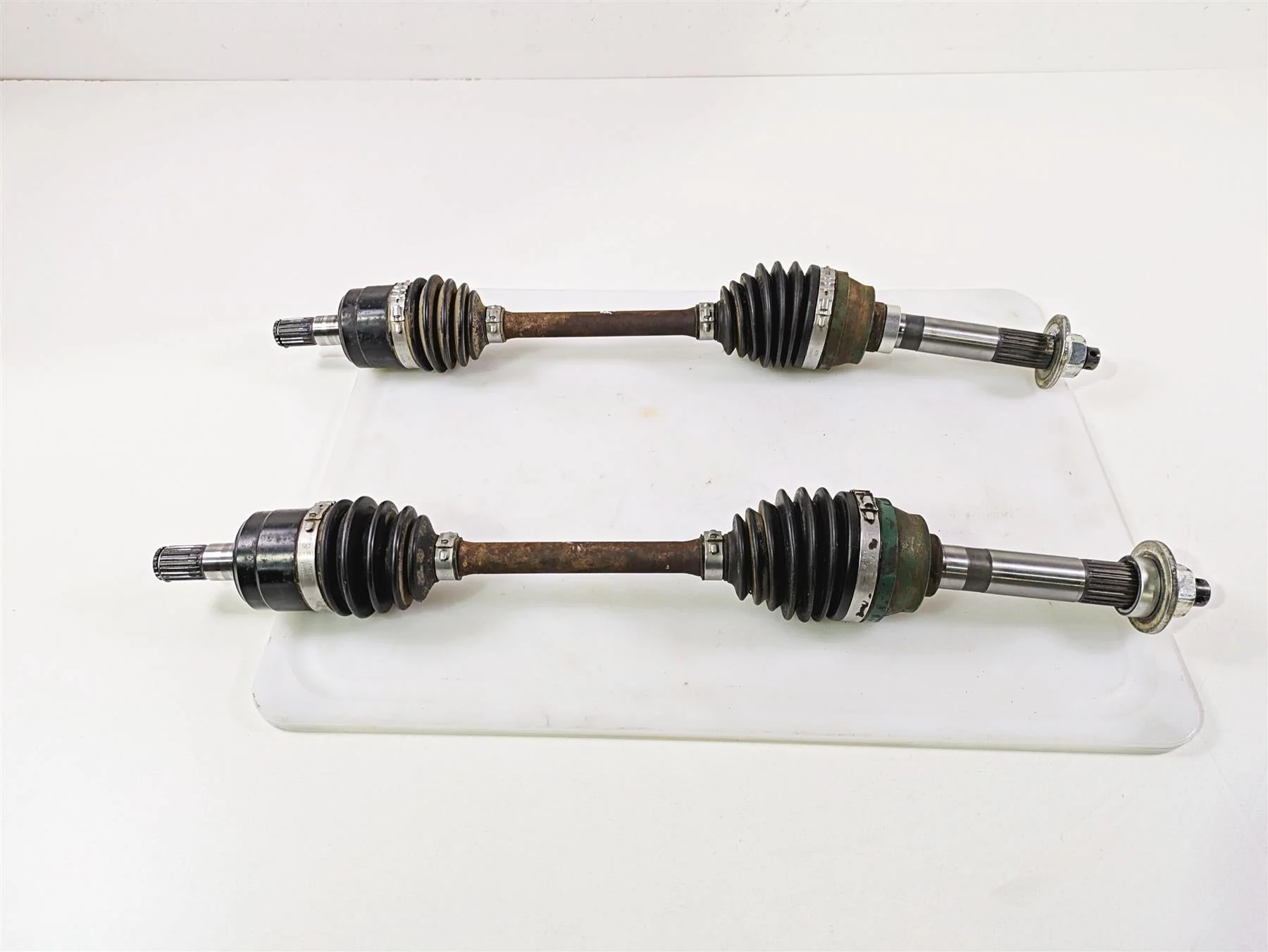 2010 Kawasaki 610 4x4 Mule  Front Drive Cv Axle Shaft Set 59266-0039