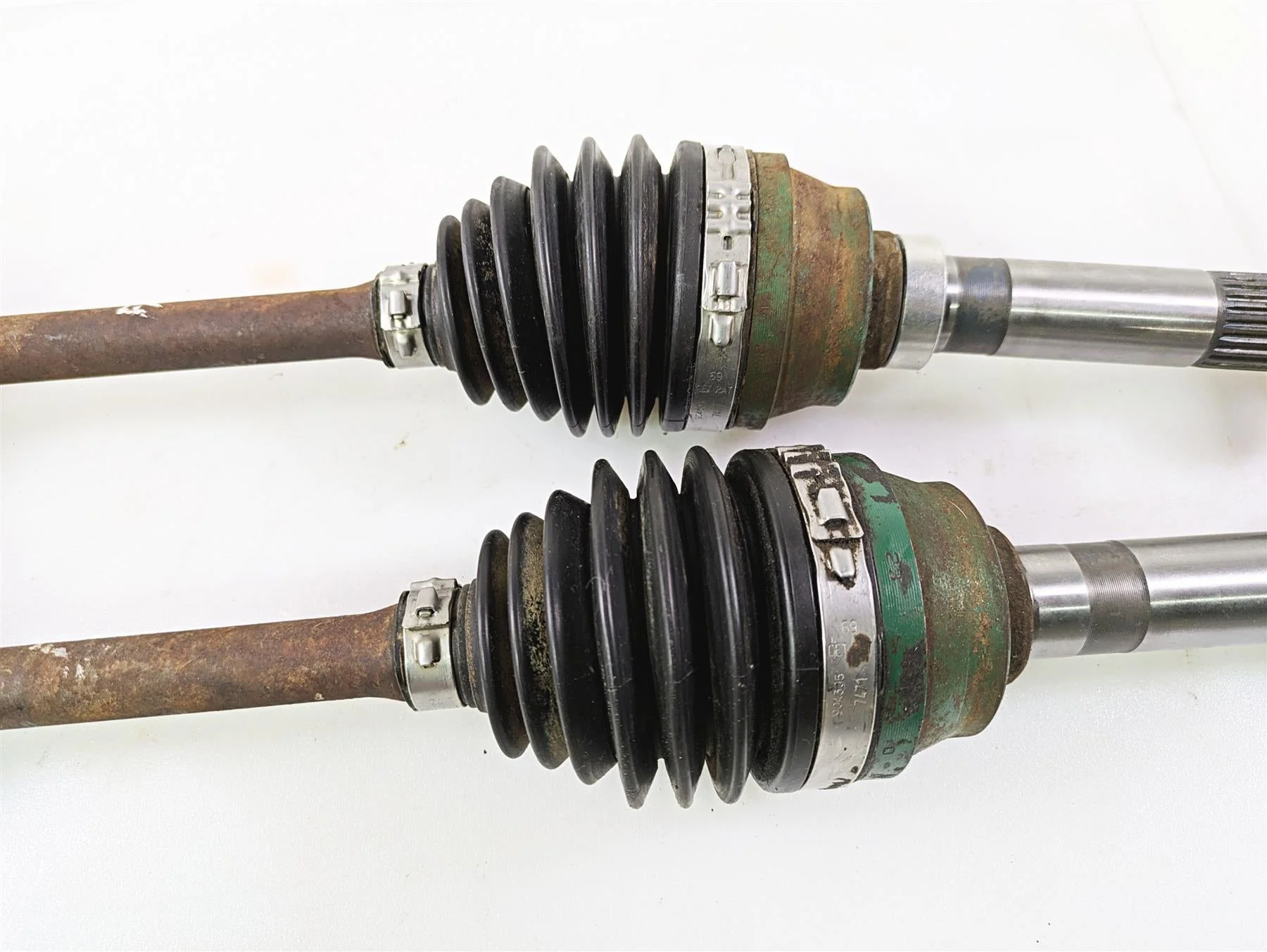 2010 Kawasaki 610 4x4 Mule  Front Drive Cv Axle Shaft Set 59266-0039 - Image 10