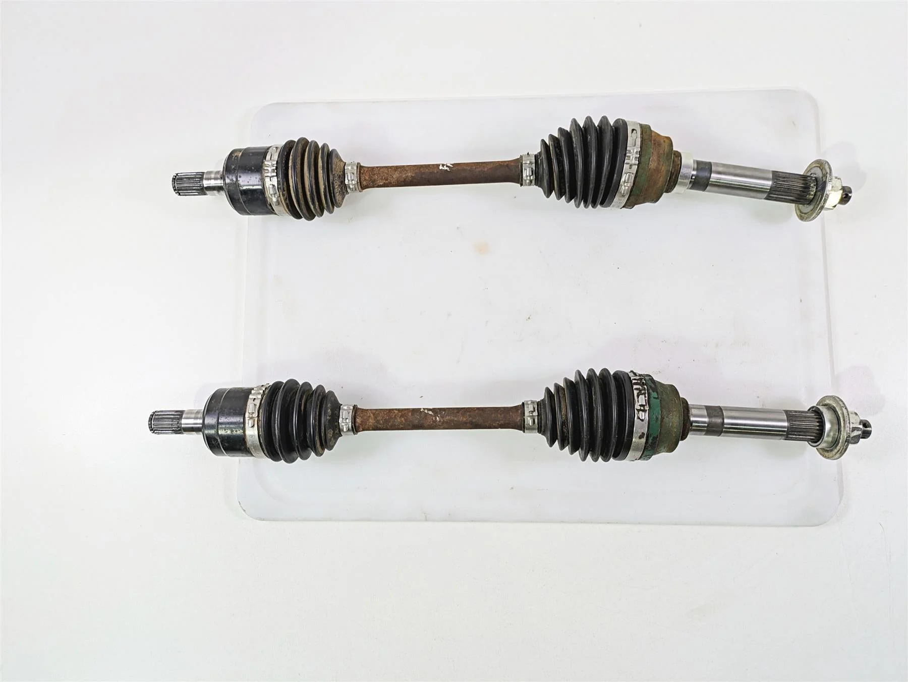 2010 Kawasaki 610 4x4 Mule  Front Drive Cv Axle Shaft Set 59266-0039 - Image 2