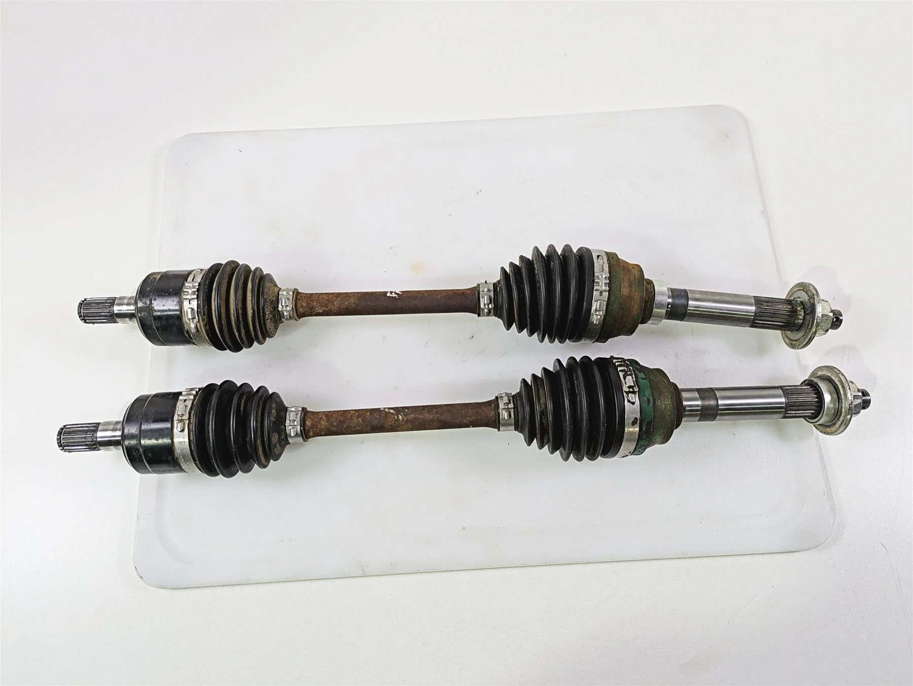 2010 Kawasaki 610 4x4 Mule  Front Drive Cv Axle Shaft Set 59266-0039 - Image 7