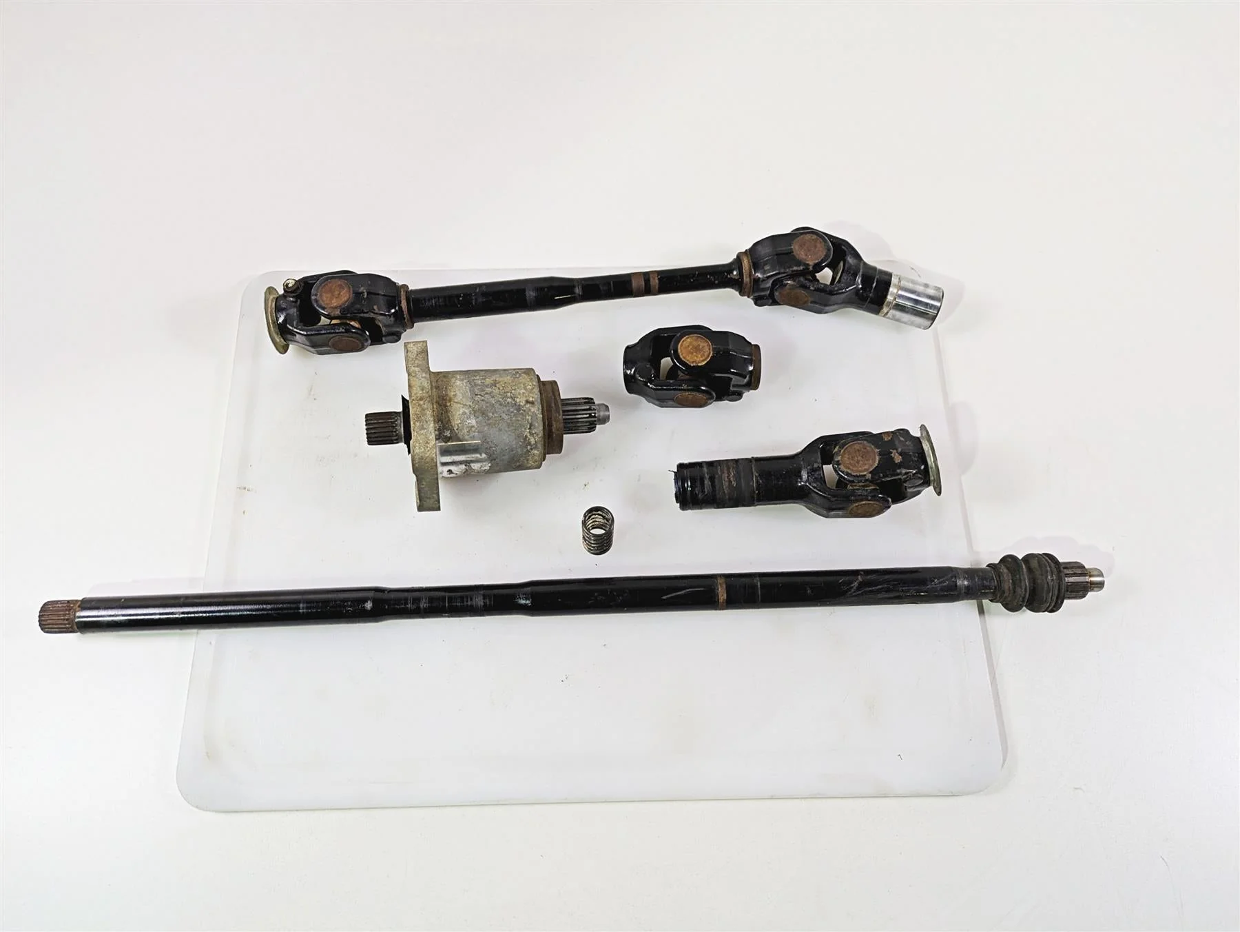 2010 Kawasaki 610 4x4 Mule  Front Rear Prop Drive Shaft Axle Set 13310-0005 - Image 4