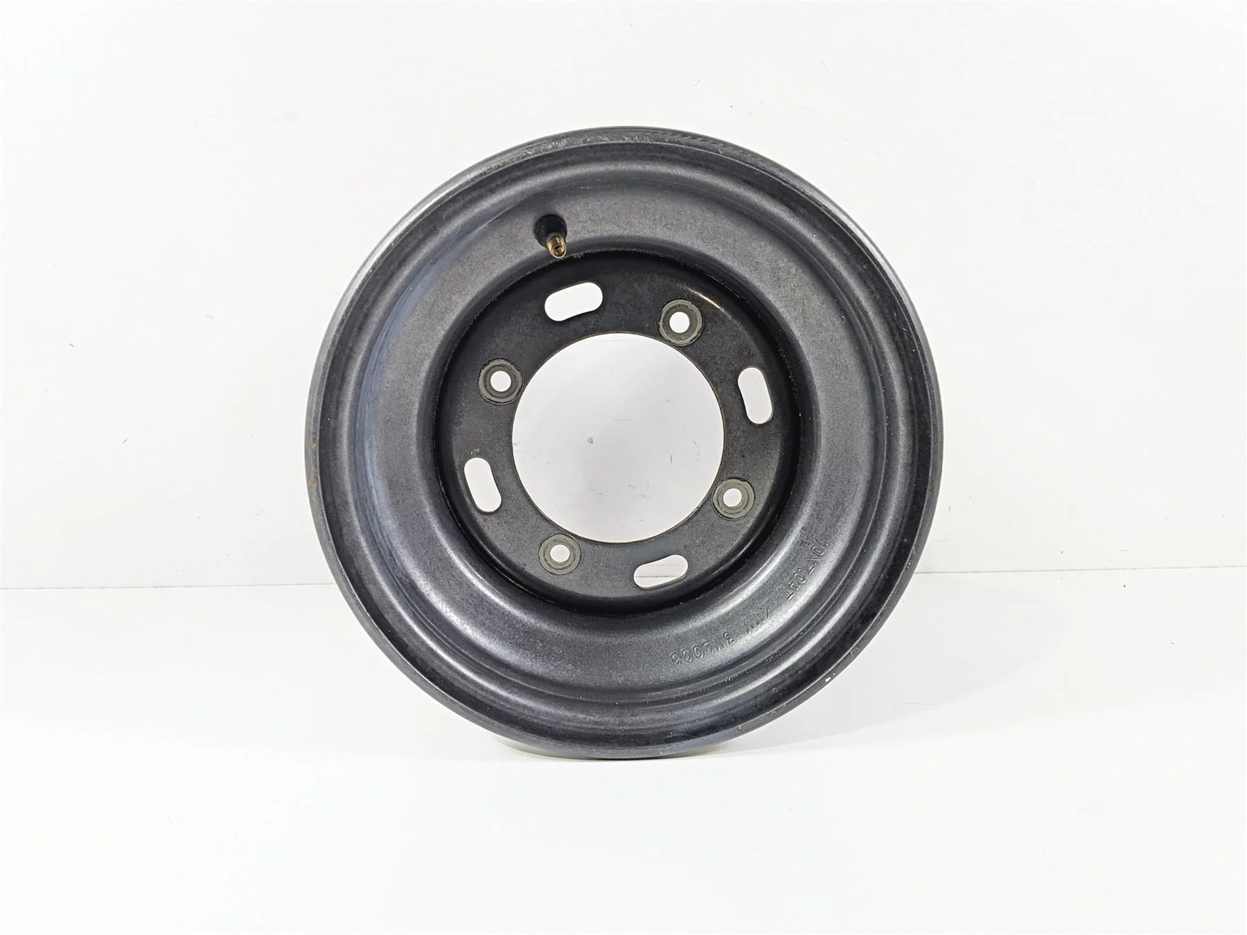 2010 Kawasaki 610 4x4 Mule  Front Wheel Rim 10x7 - No Dent 41025-0040-16H - Image 2