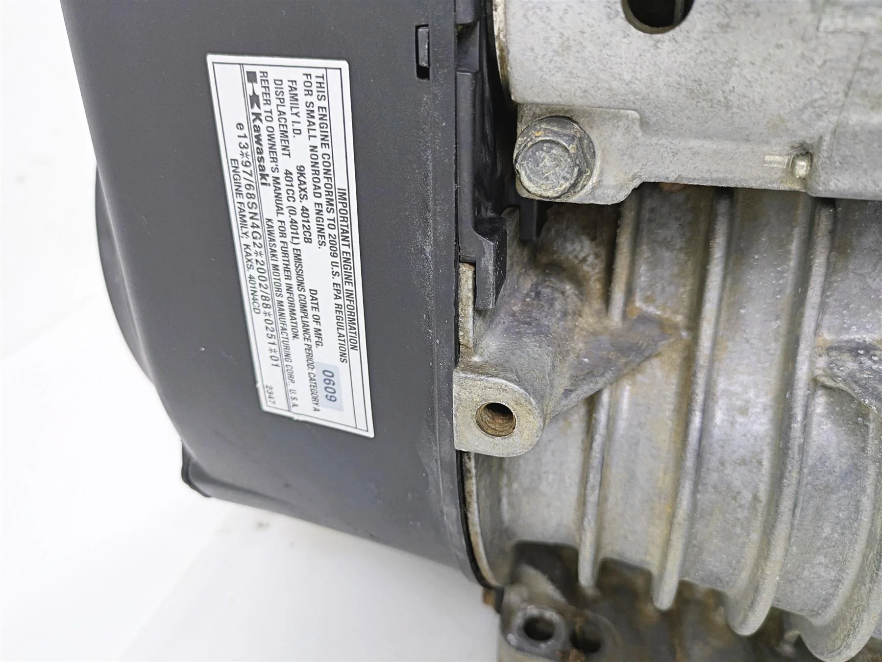 2010 Kawasaki 610 4x4 Mule  Running Engine Motor 49120-6162 49120-6208 - Image 9