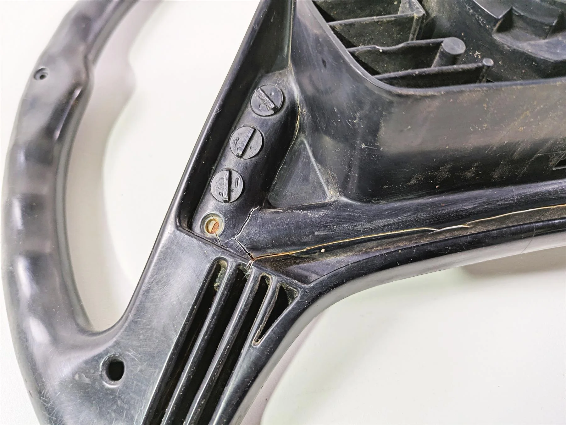 2010 Kawasaki 610 4x4 Mule  Steering Wheel & Mount - Read 46003-1265 - Image 7