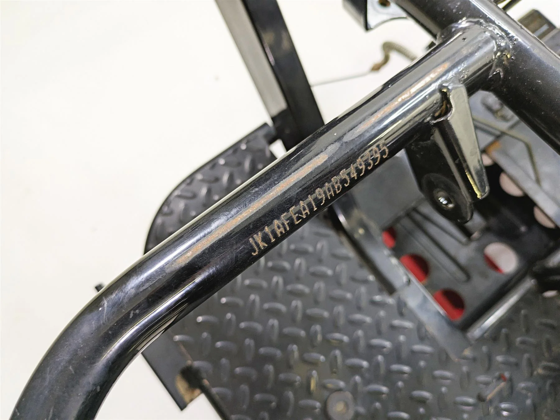 2010 Kawasaki 610 4x4 Mule  Straight Main Frame Chassis & Foot Pedals With Clean Texas Title - Image 11