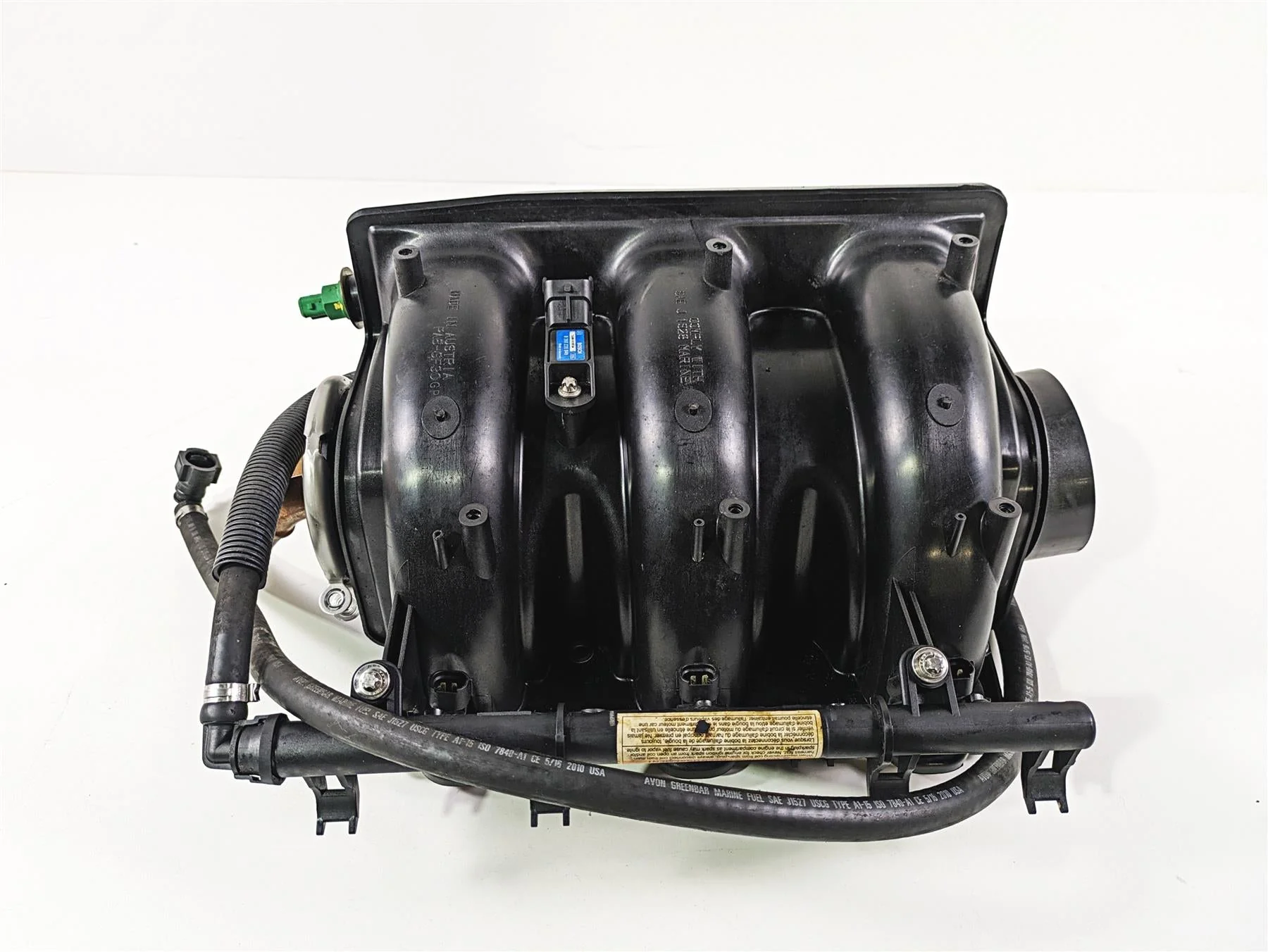 2010 Sea-Doo 4-Tec RXT 215 Intake Manifold Intercooler Injectors Set 420867955 - Image 10