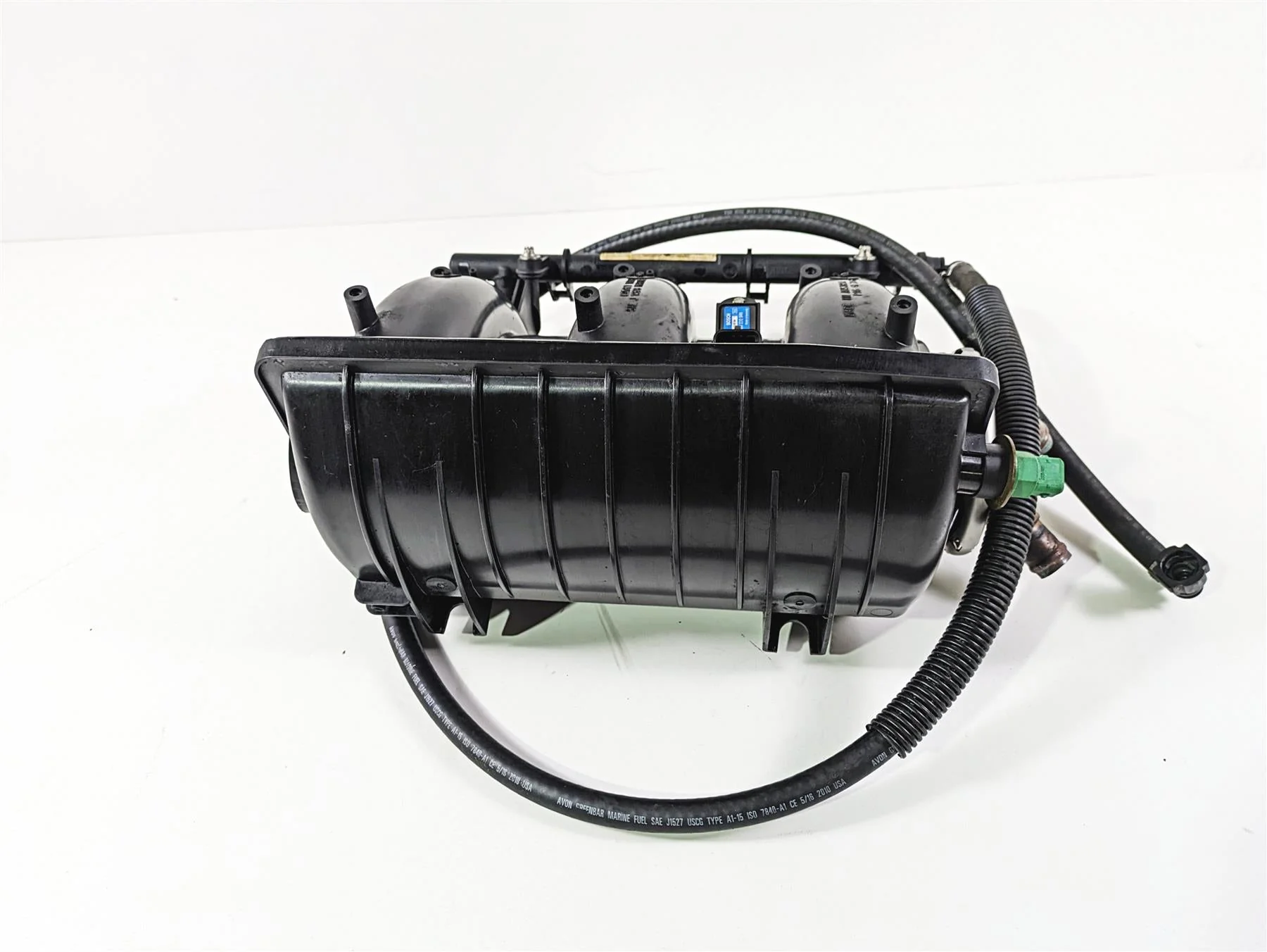 2010 Sea-Doo 4-Tec RXT 215 Intake Manifold Intercooler Injectors Set 420867955 - Image 12