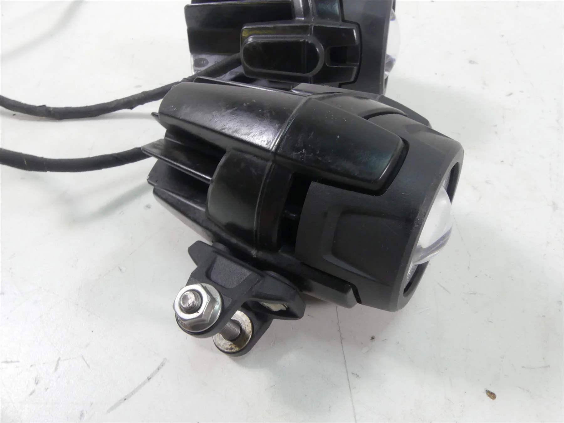 2011 BMW R1200GS K255 Adv Additional Fog Lights Lamps + Wiring 63127709430 - Image 5