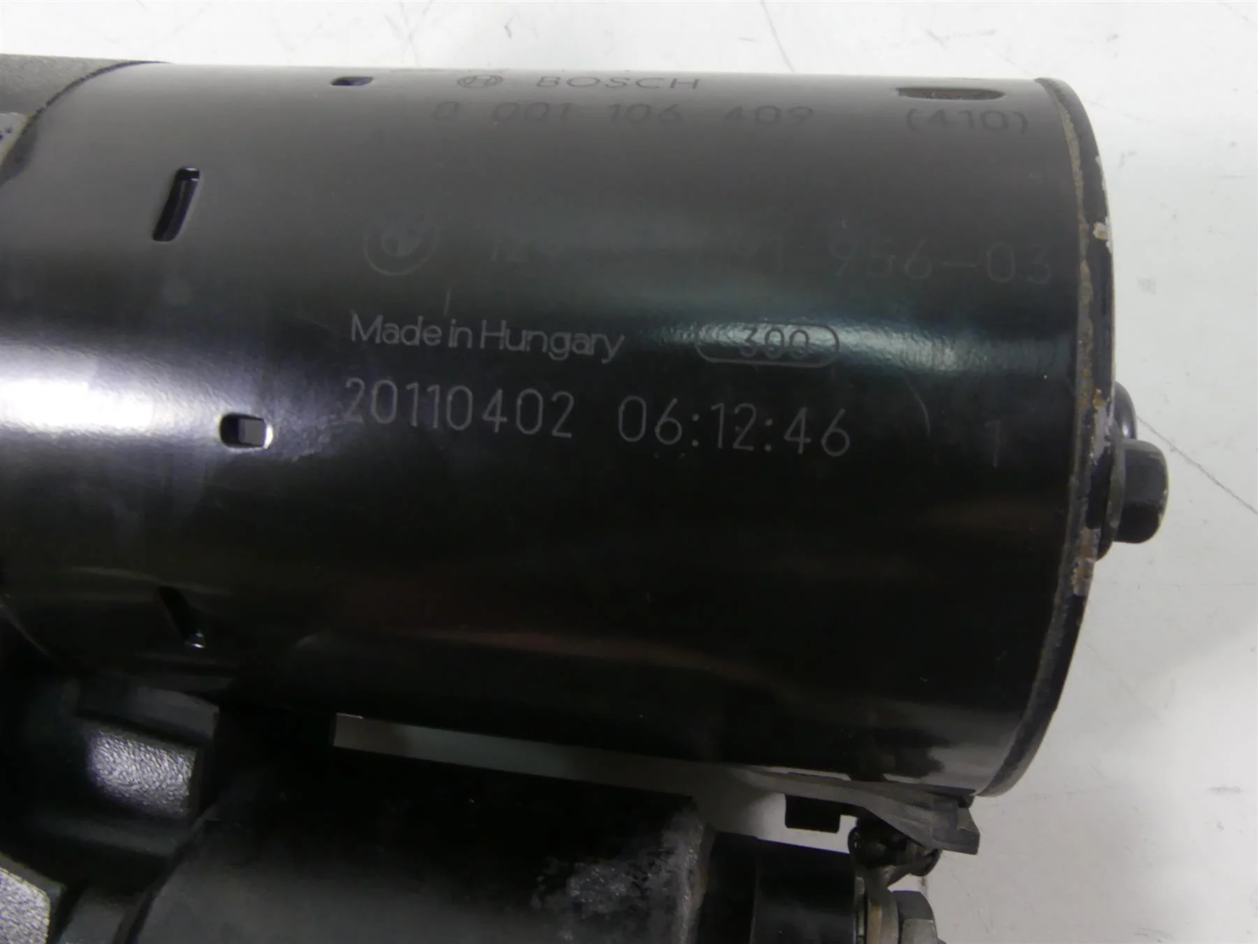 2011 BMW R1200GS K255 Adv Engine Starter Motor + Cover 12317691956 - Image 5