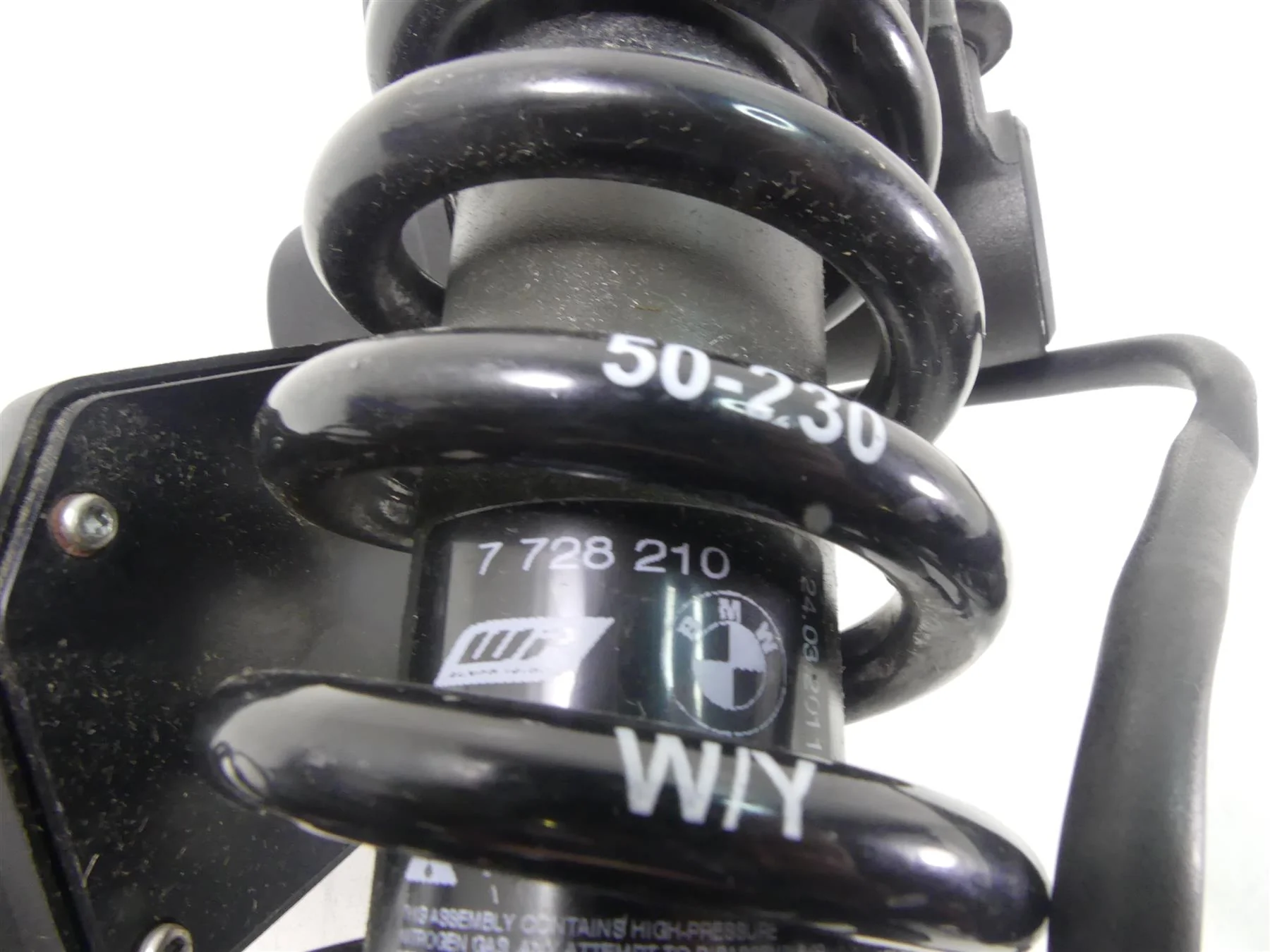 2011 BMW R1200GS K255 Adv Front Rear Esa Shock Damper -Leaking 31427728210 - Image 9