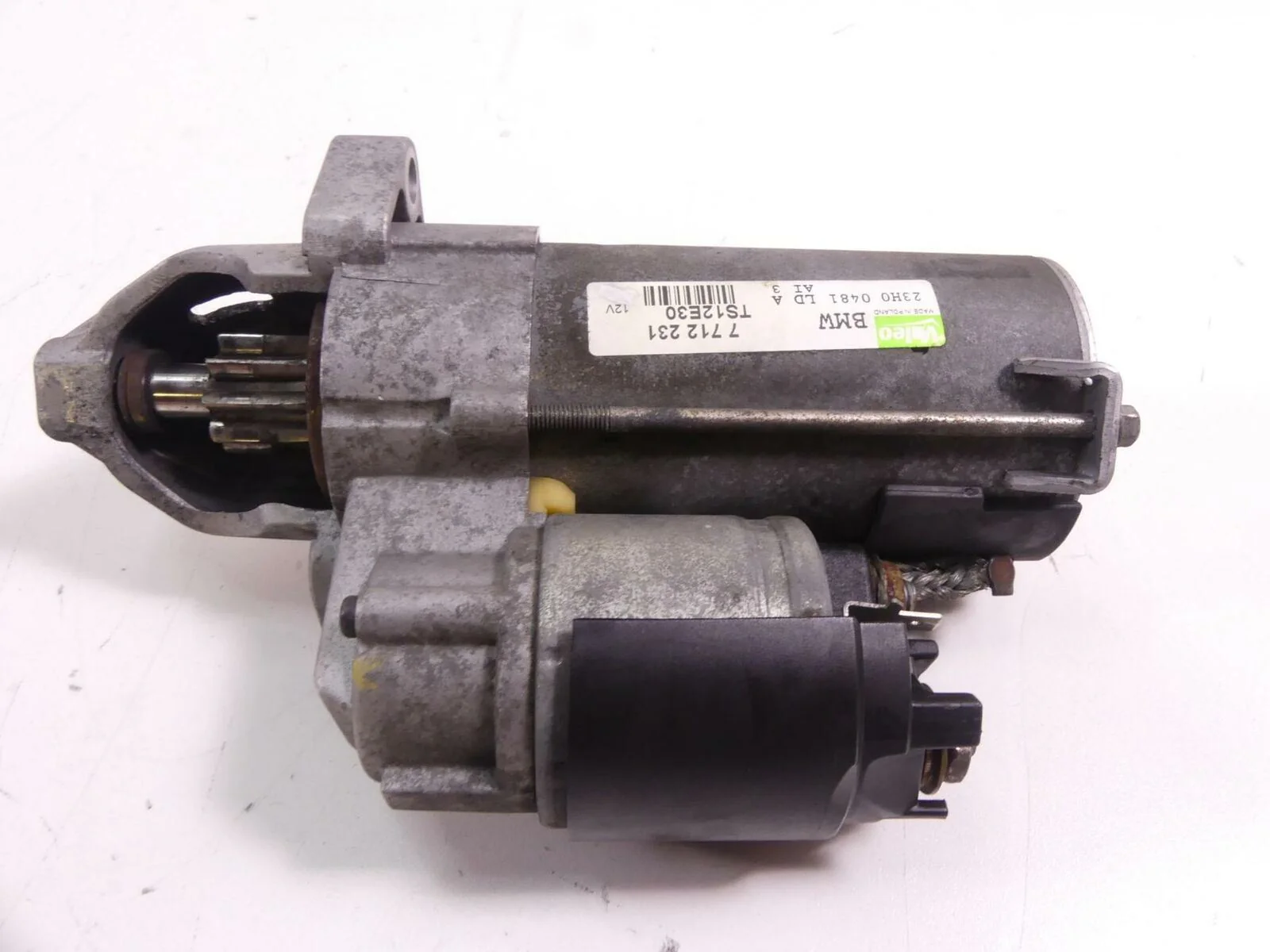 2011 BMW R1200RT K26 Valeo Engine Starter Motor & Cover 12417712231 - Image 2