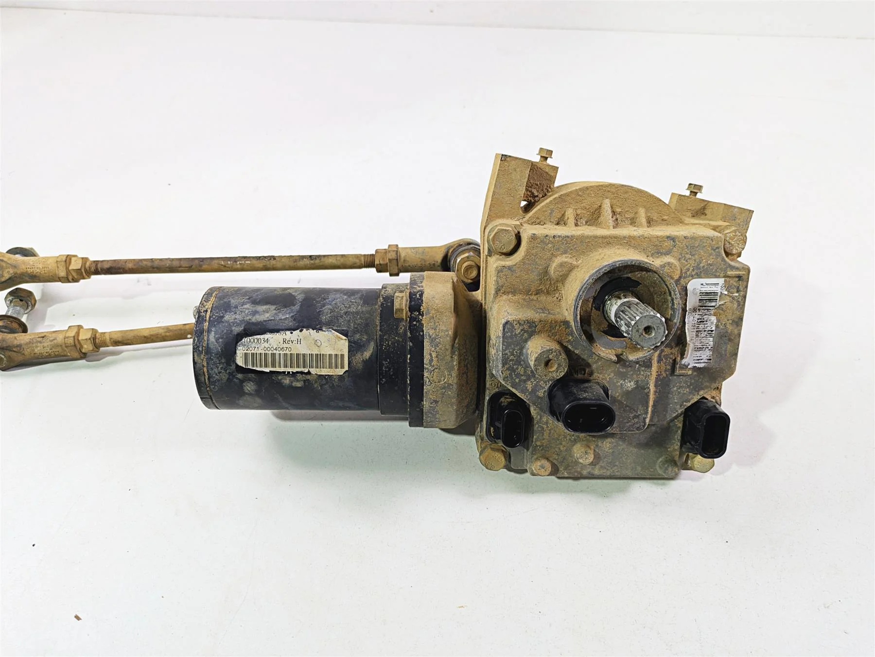 2011 Can-Am Outlander 650 4X4 XT Power Steering Unit Module & Tie Rods 709401001 - Image 7