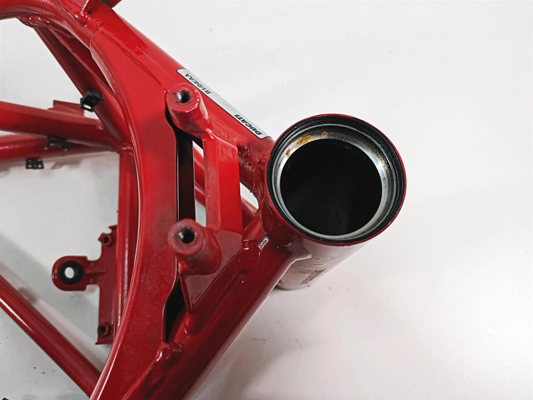 2011 Ducati Hypermotard 1100 Evo SP Straight Main Frame Chassis With Salvage Washington Title - 47017011BA - Image 11