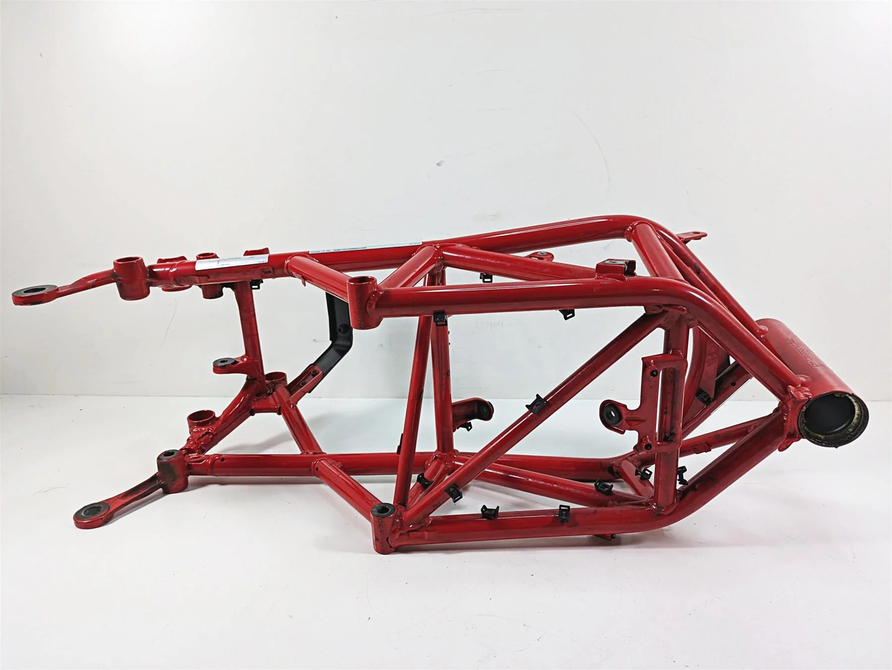 2011 Ducati Hypermotard 1100 Evo SP Straight Main Frame Chassis With Salvage Washington Title - 47017011BA - Image 6
