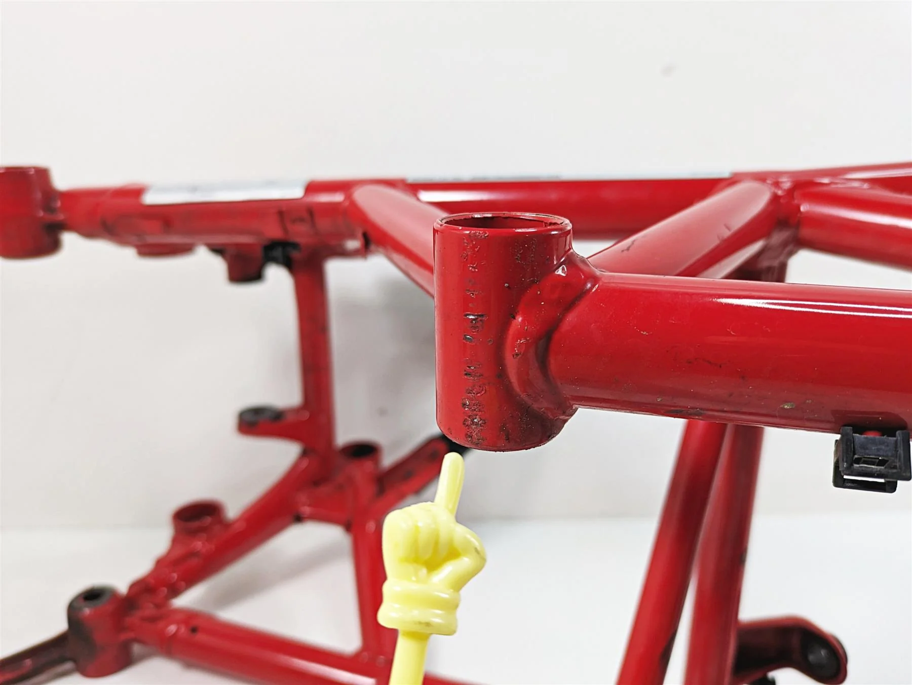 2011 Ducati Hypermotard 1100 Evo SP Straight Main Frame Chassis With Salvage Washington Title - 47017011BA - Image 7