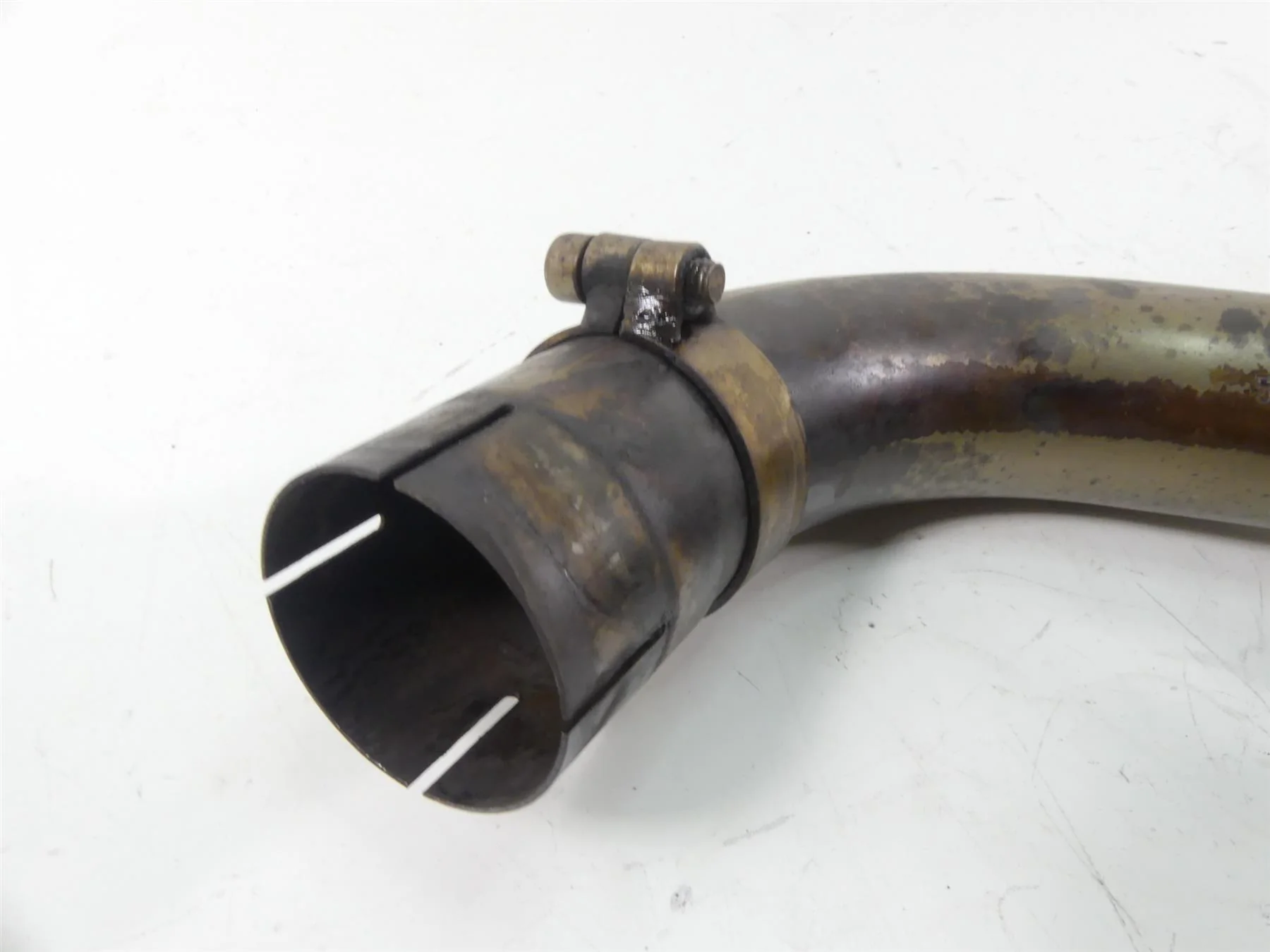 2011 Ducati Hypermotard 1100 SP Exhaust Mid Pipe & Servo Motor 59340301A - Image 7