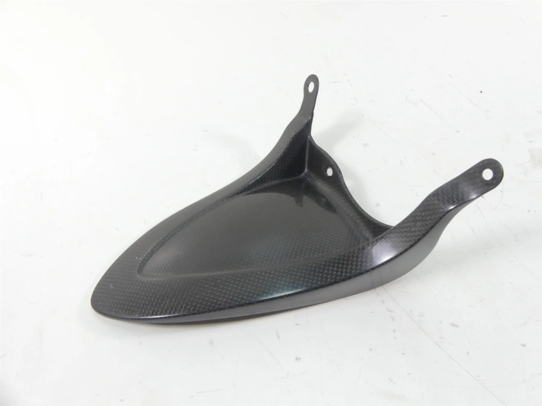 2011 Ducati Hypermotard 1100 SP Rear Carbon Fiber Fender Mud Guard 56510522A - Image 3